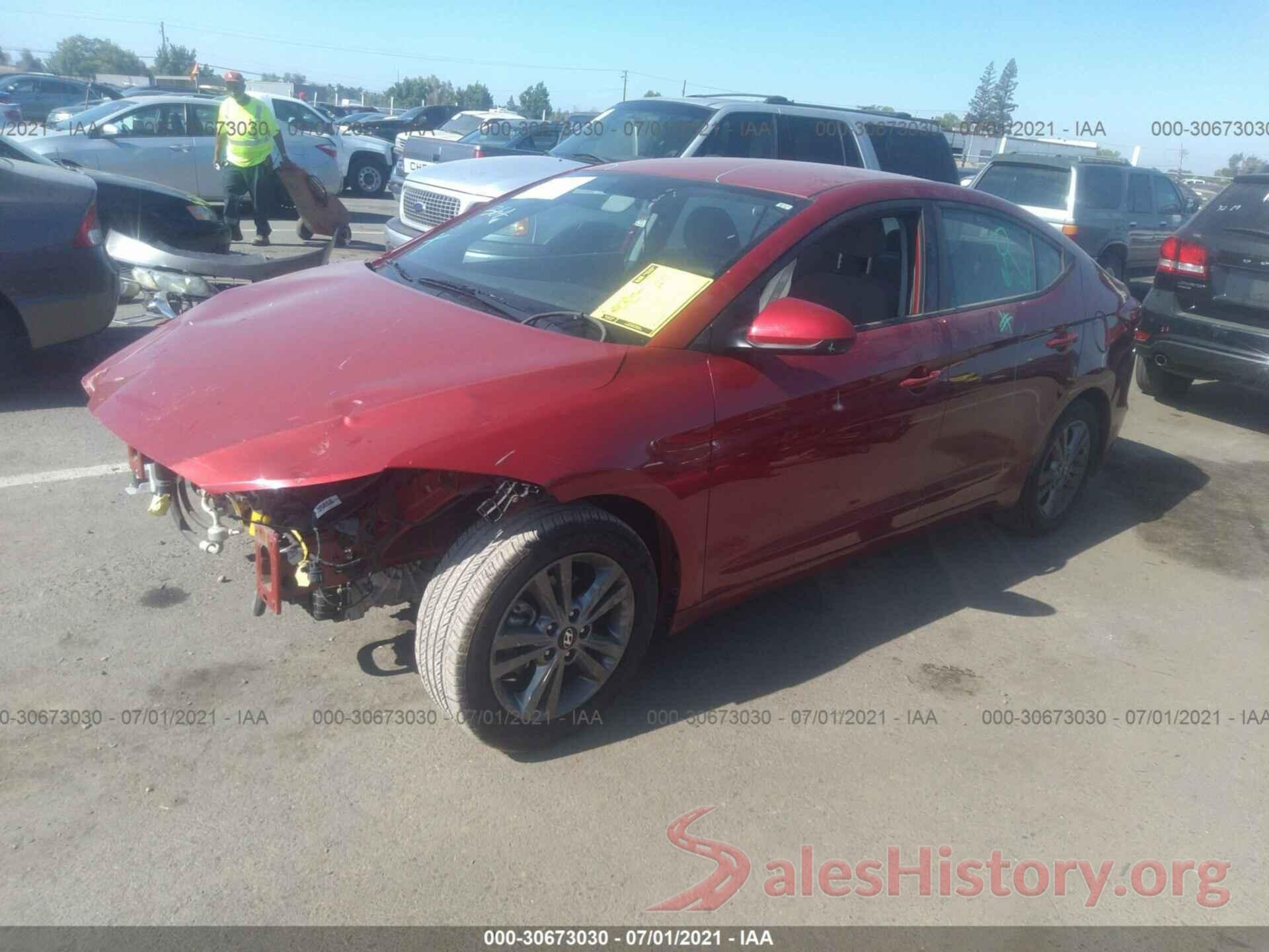 5NPD84LF6JH290475 2018 HYUNDAI ELANTRA