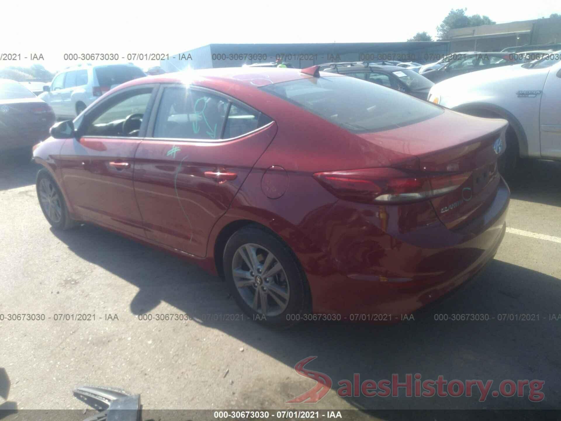 5NPD84LF6JH290475 2018 HYUNDAI ELANTRA