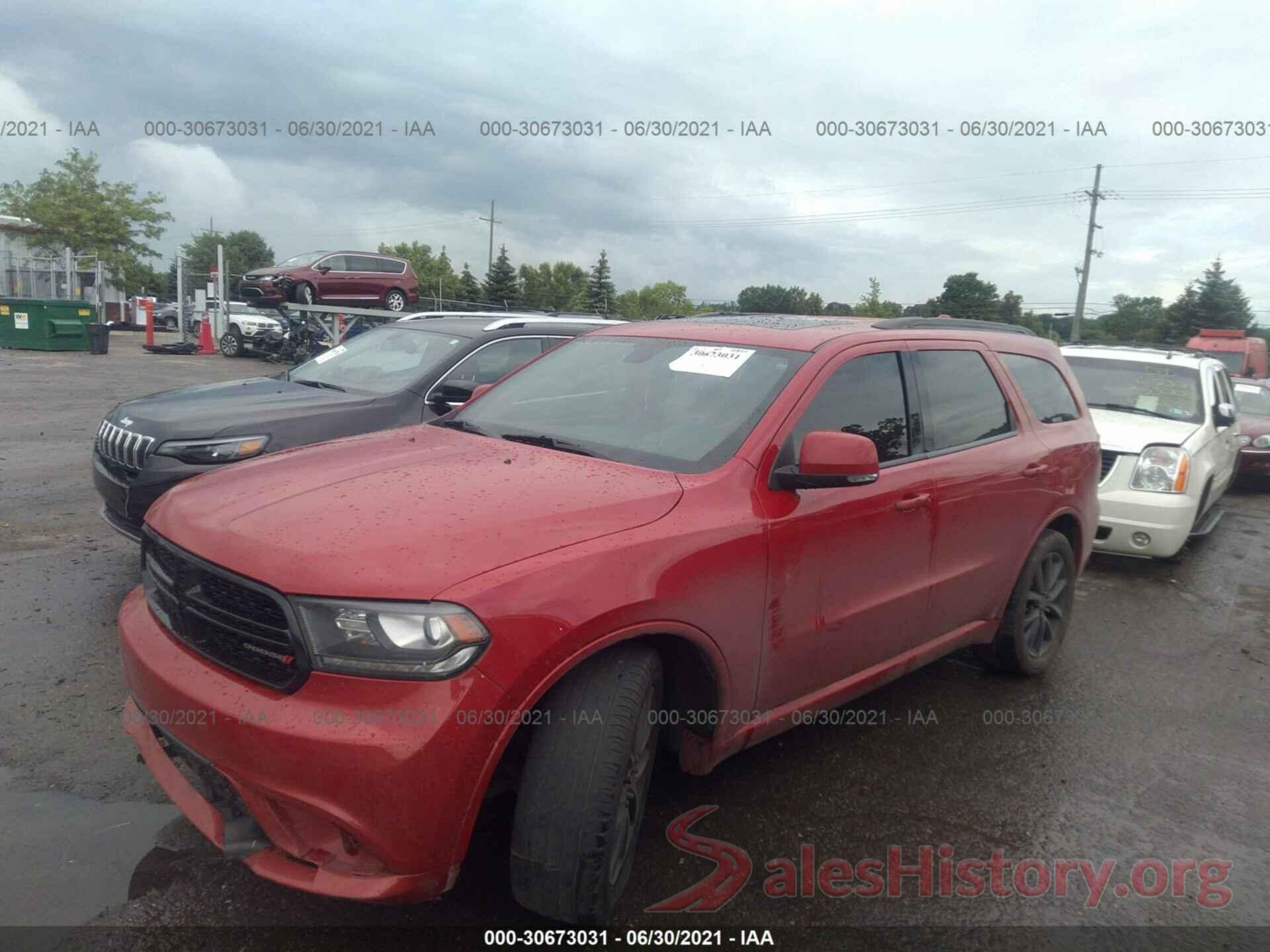 1C4SDJCT2HC833883 2017 DODGE DURANGO