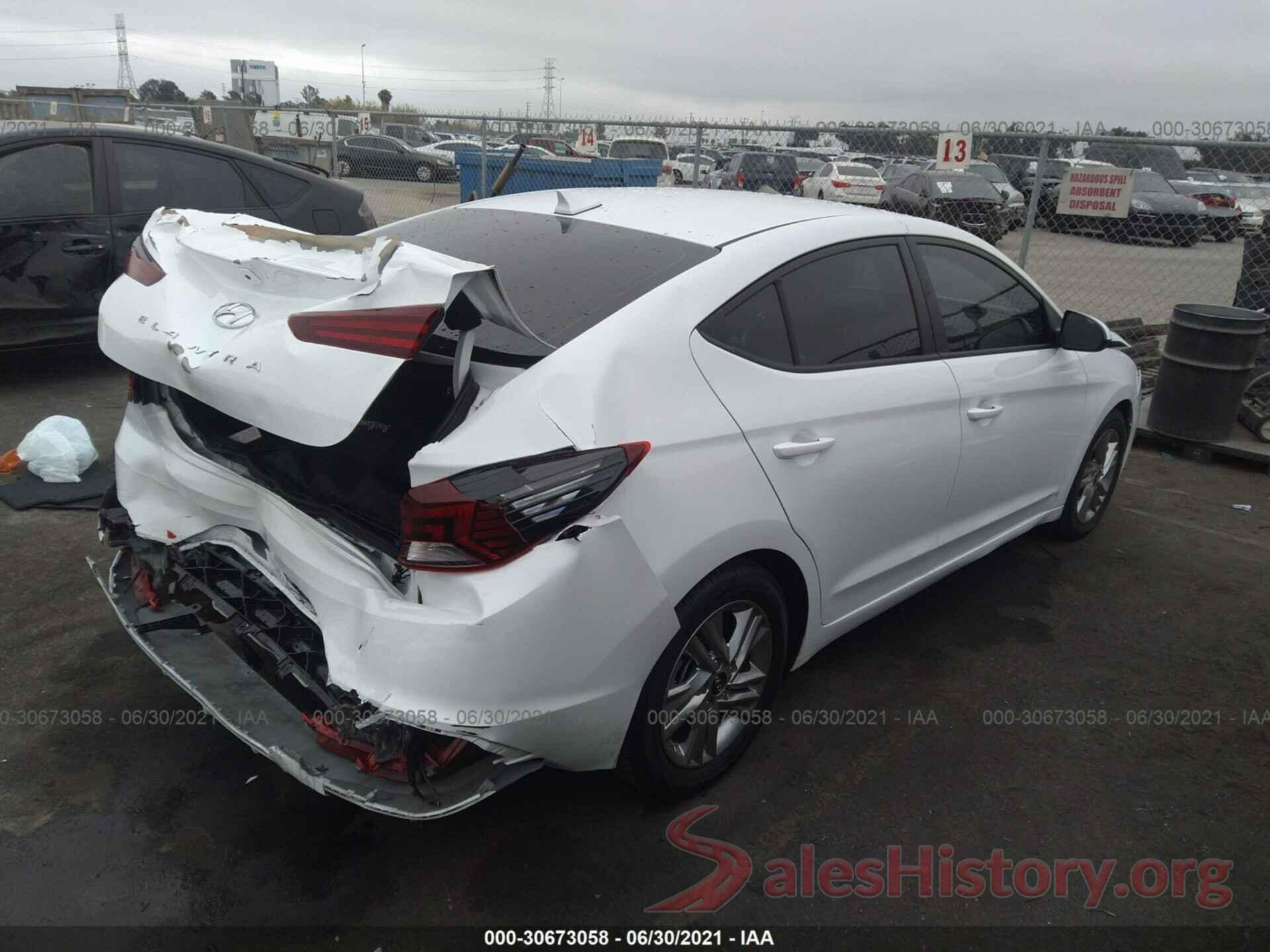 5NPD84LF3LH530553 2020 HYUNDAI ELANTRA