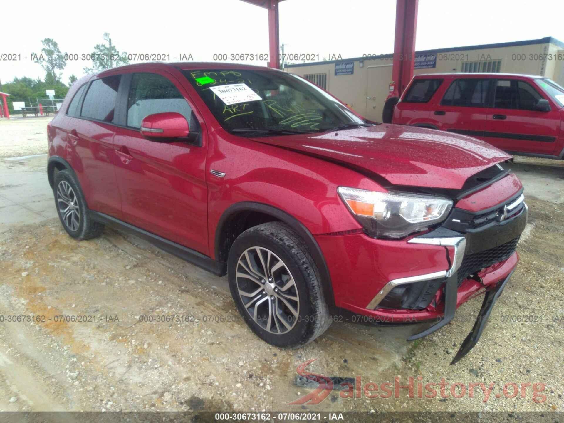 JA4AP3AU7KU034672 2019 MITSUBISHI OUTLANDER SPORT