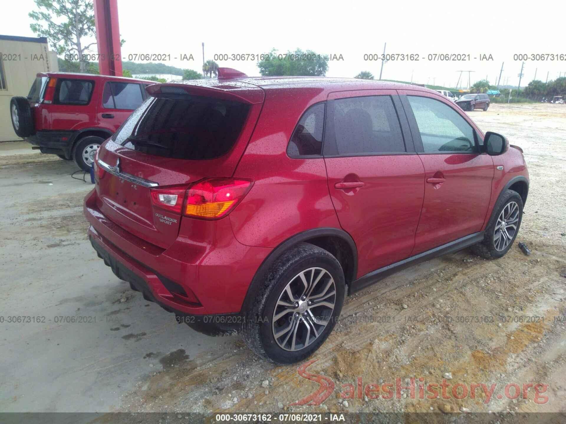 JA4AP3AU7KU034672 2019 MITSUBISHI OUTLANDER SPORT