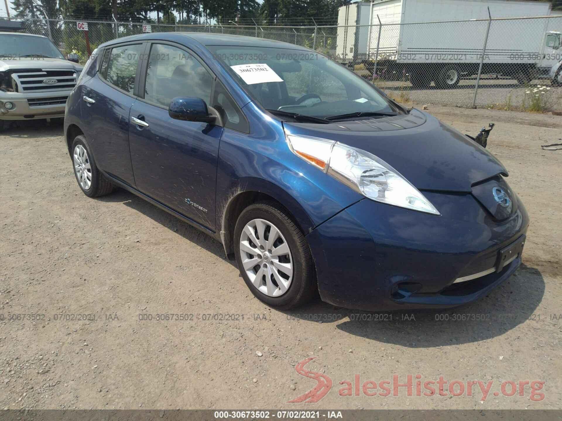 1N4BZ0CP6HC300651 2017 NISSAN LEAF