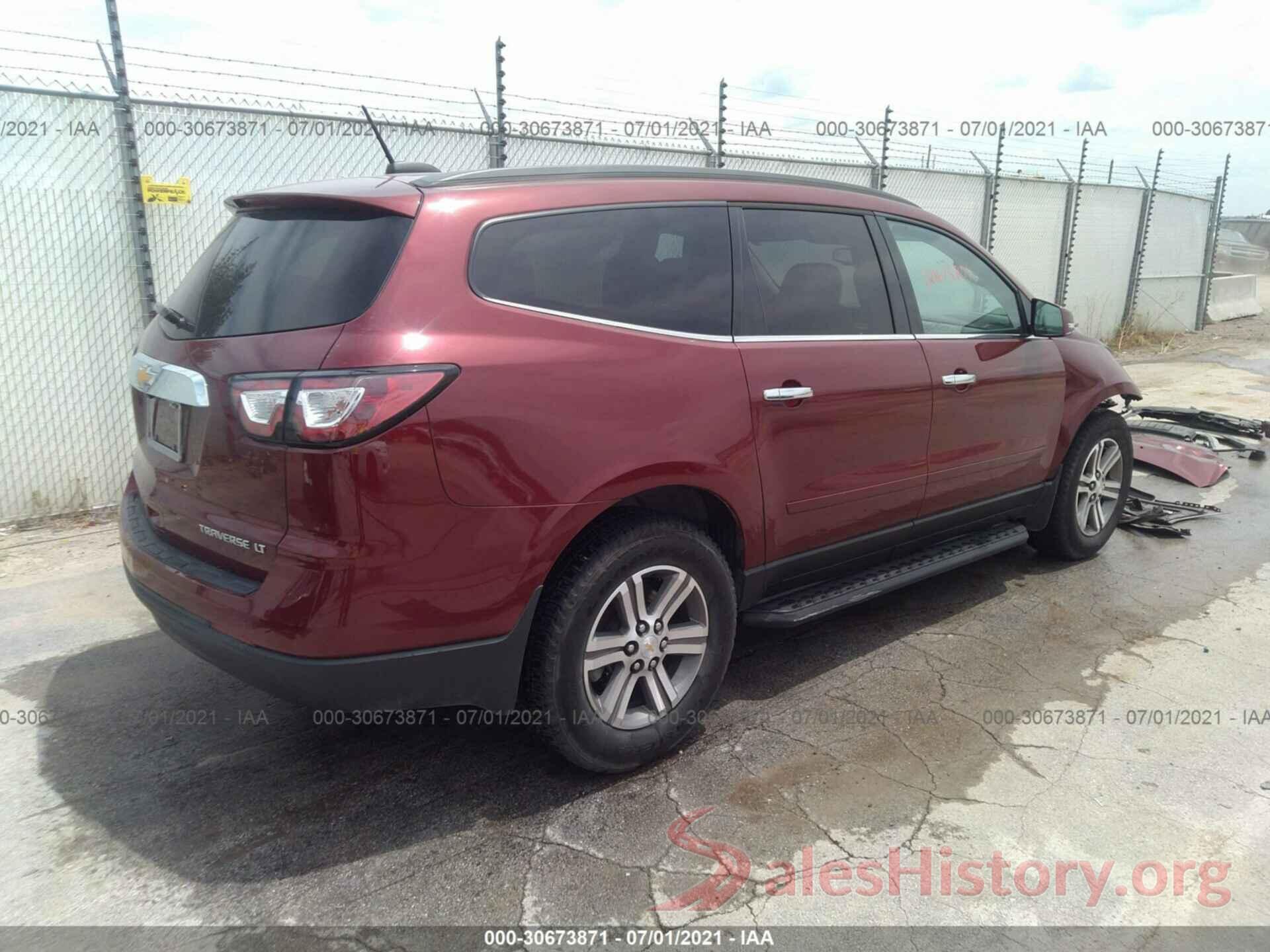 1GNKVHKD8GJ312975 2016 CHEVROLET TRAVERSE