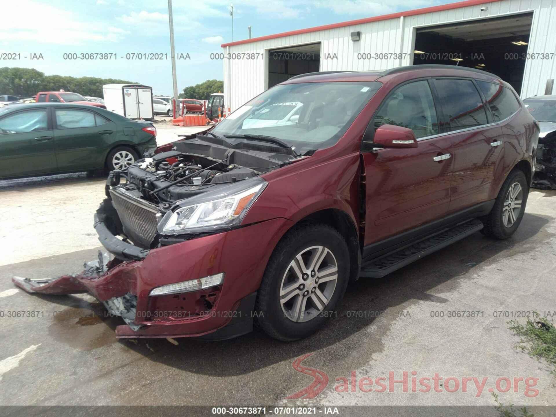 1GNKVHKD8GJ312975 2016 CHEVROLET TRAVERSE