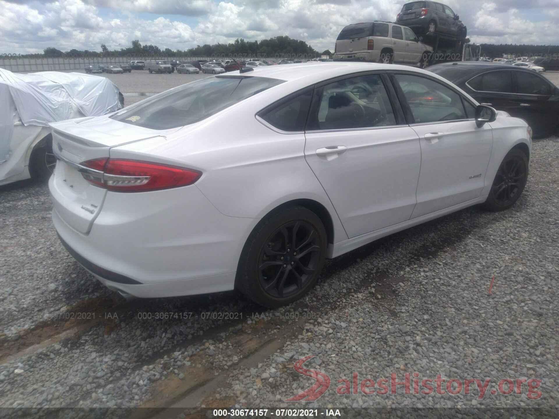 3FA6P0LU9JR160079 2018 FORD FUSION HYBRID