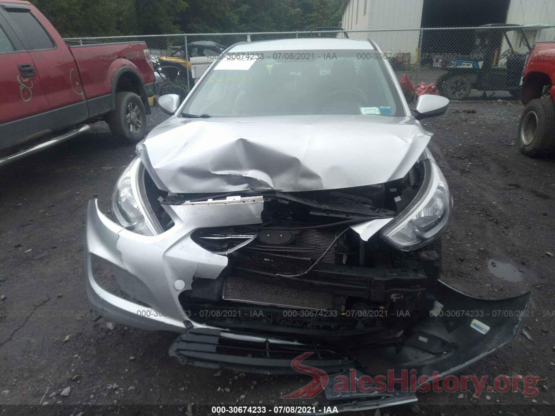 KMHCT4AE5GU982080 2016 HYUNDAI ACCENT