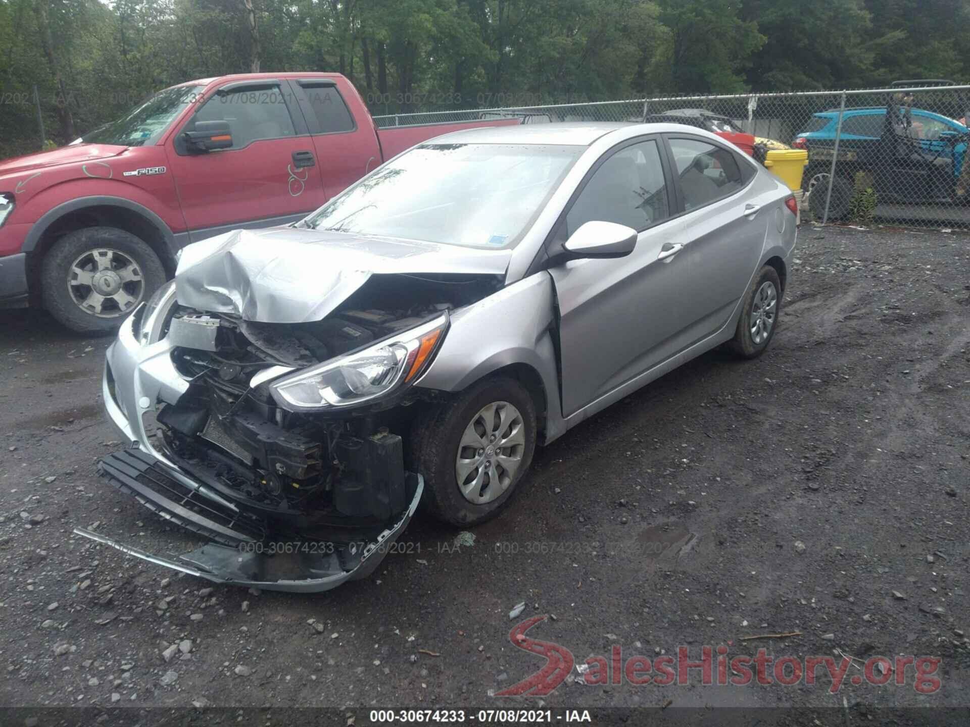 KMHCT4AE5GU982080 2016 HYUNDAI ACCENT