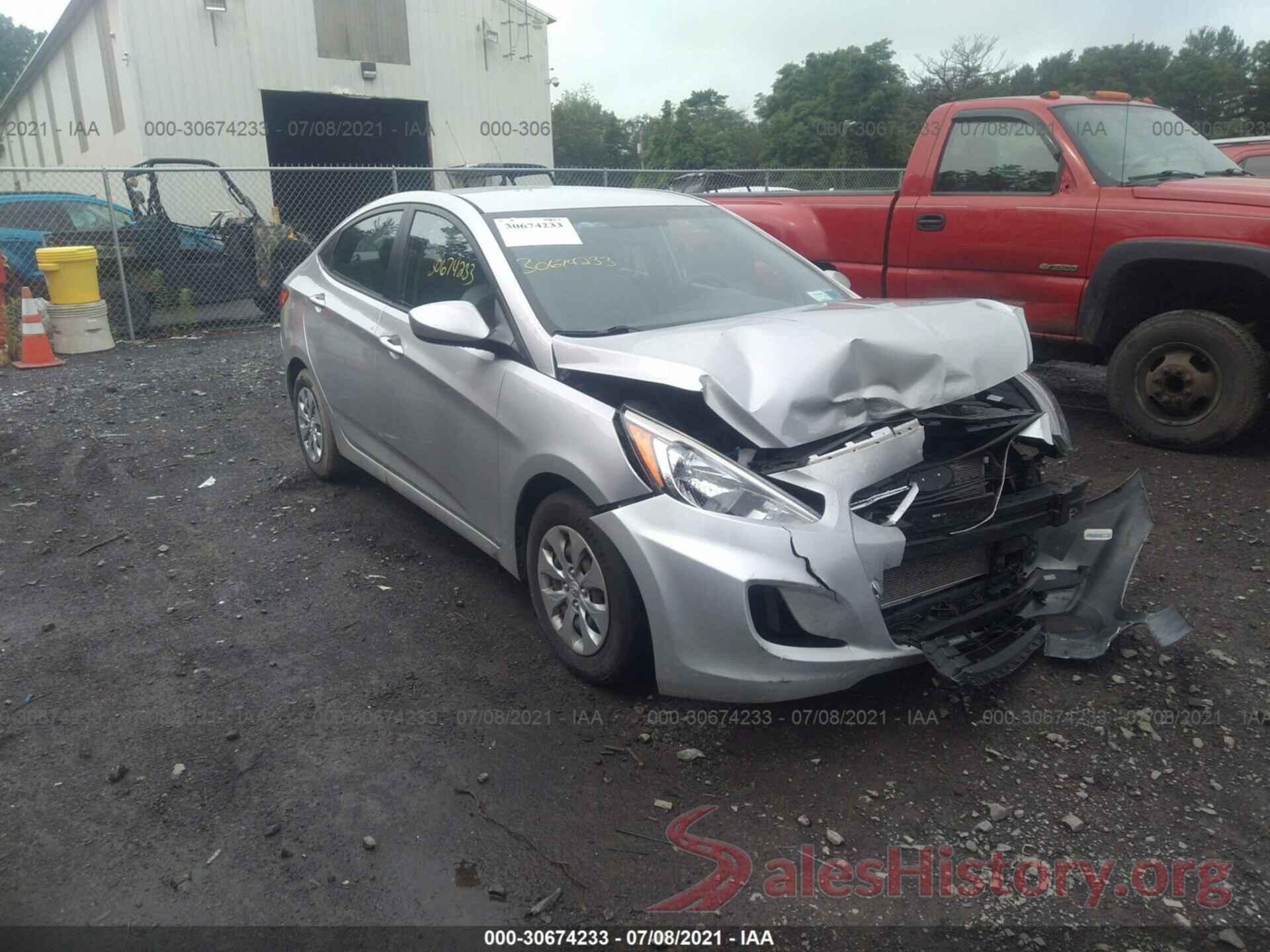 KMHCT4AE5GU982080 2016 HYUNDAI ACCENT