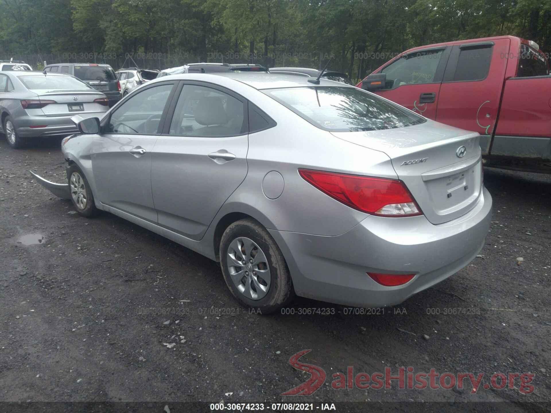 KMHCT4AE5GU982080 2016 HYUNDAI ACCENT