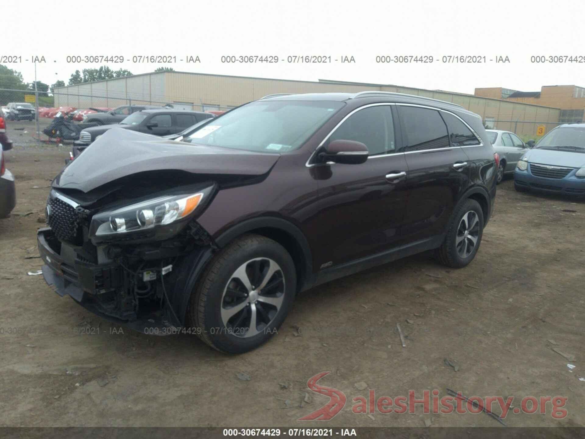 5XYPHDA19GG010536 2016 KIA SORENTO