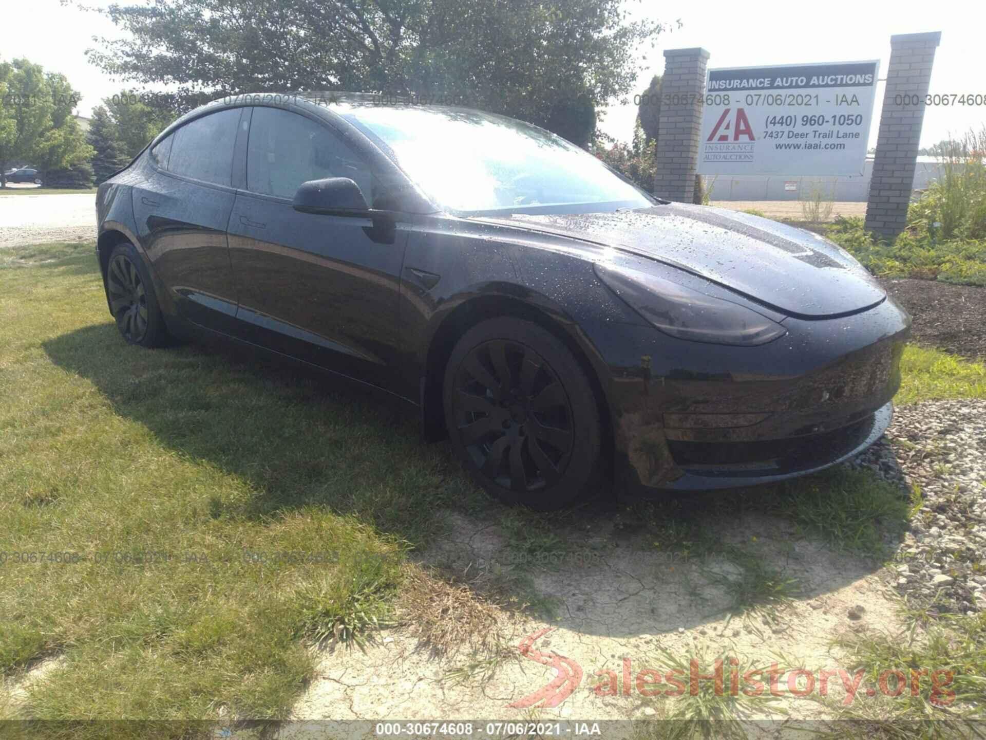 5YJ3E1EB1MF960871 2021 TESLA MODEL 3