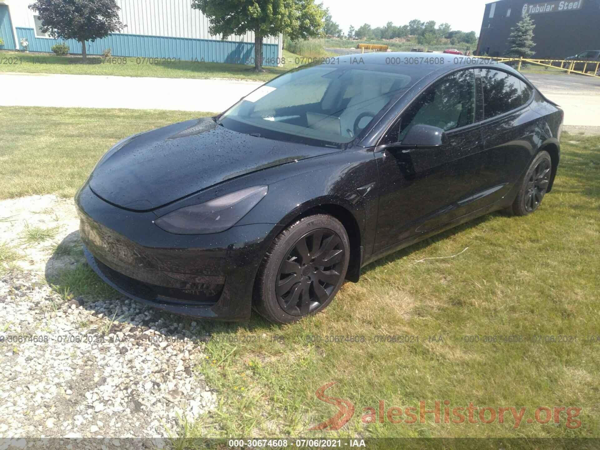 5YJ3E1EB1MF960871 2021 TESLA MODEL 3