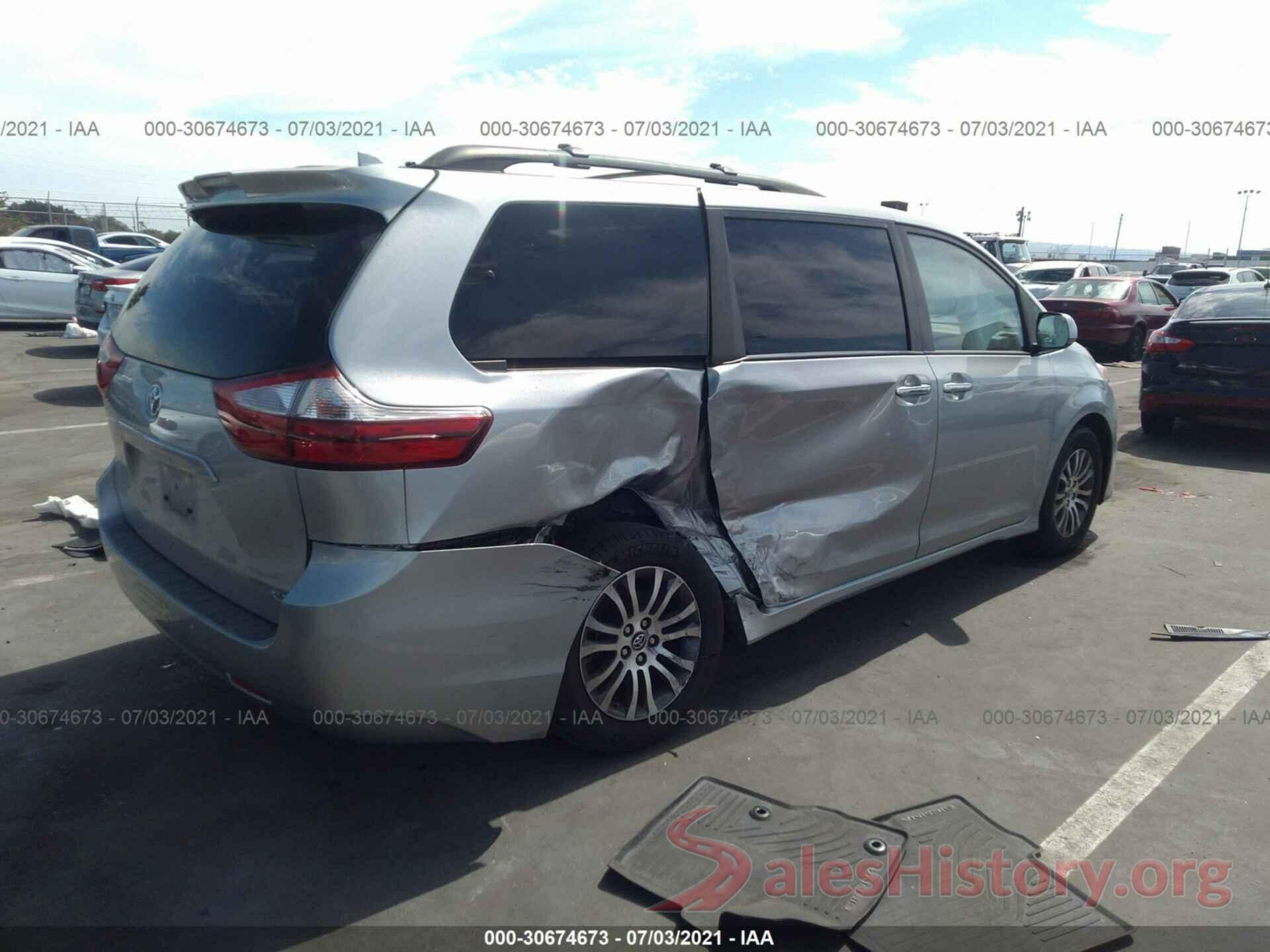 5TDYZ3DC2KS003349 2019 TOYOTA SIENNA