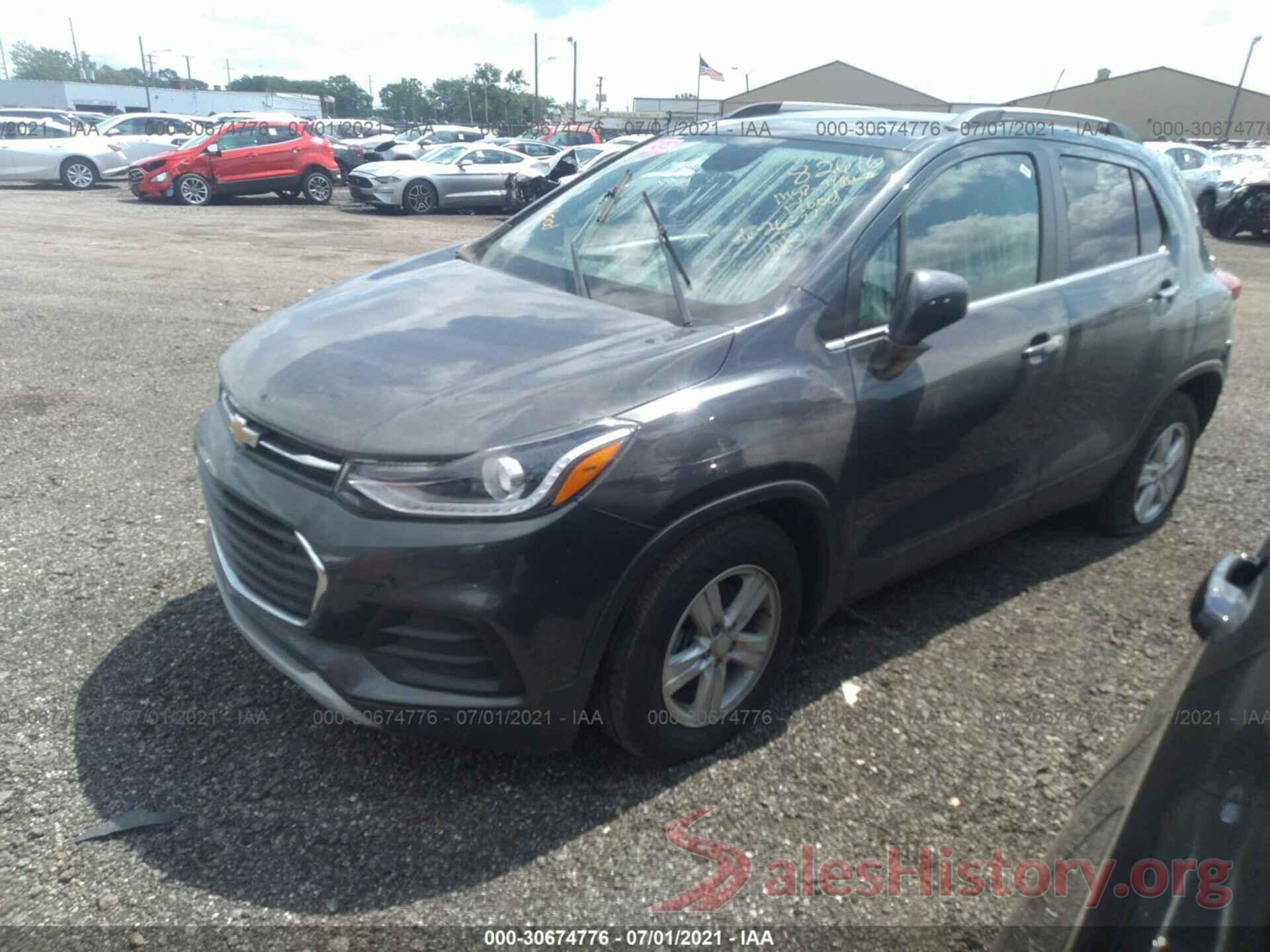 3GNCJLSB7KL334727 2019 CHEVROLET TRAX