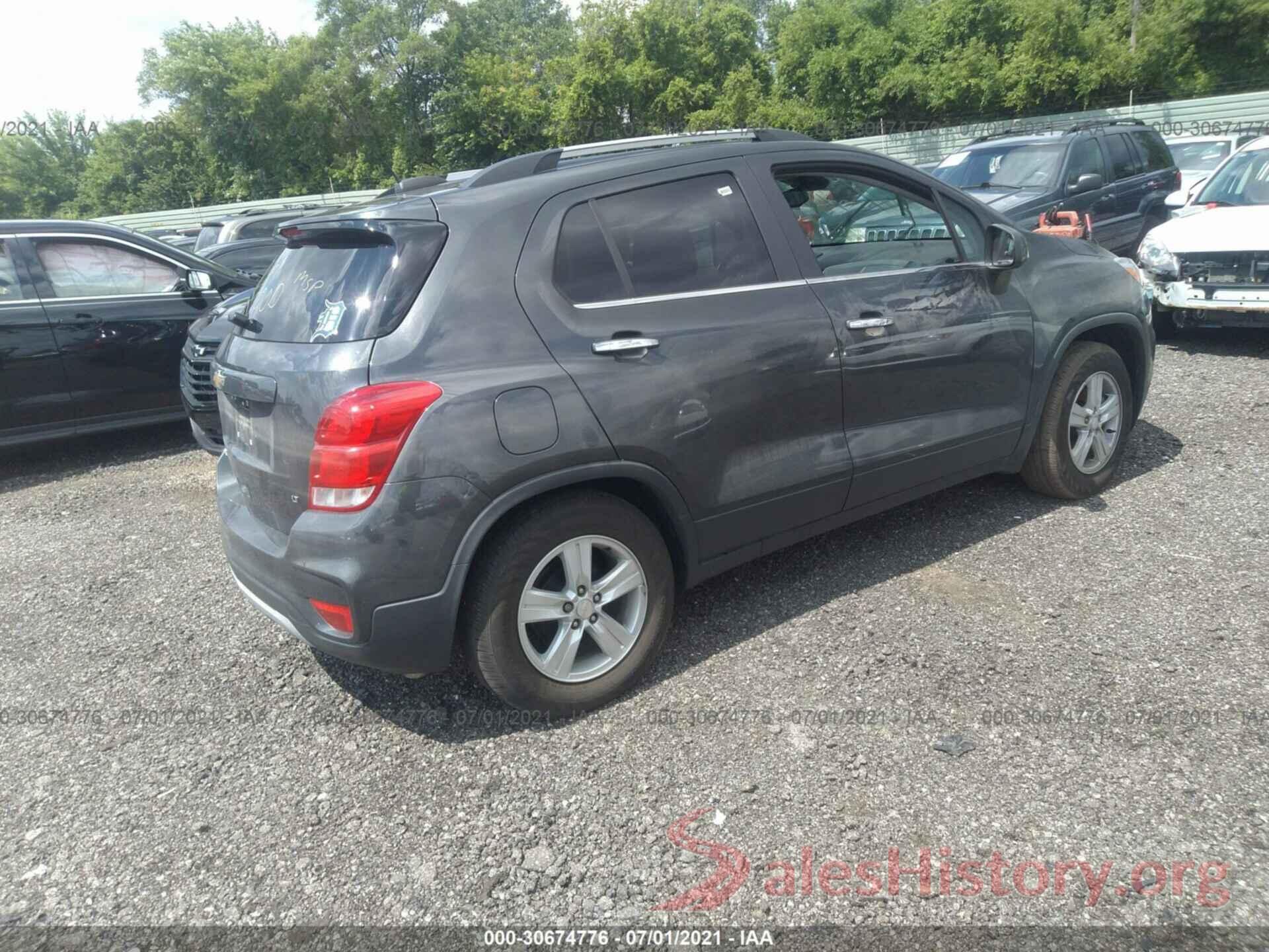 3GNCJLSB7KL334727 2019 CHEVROLET TRAX