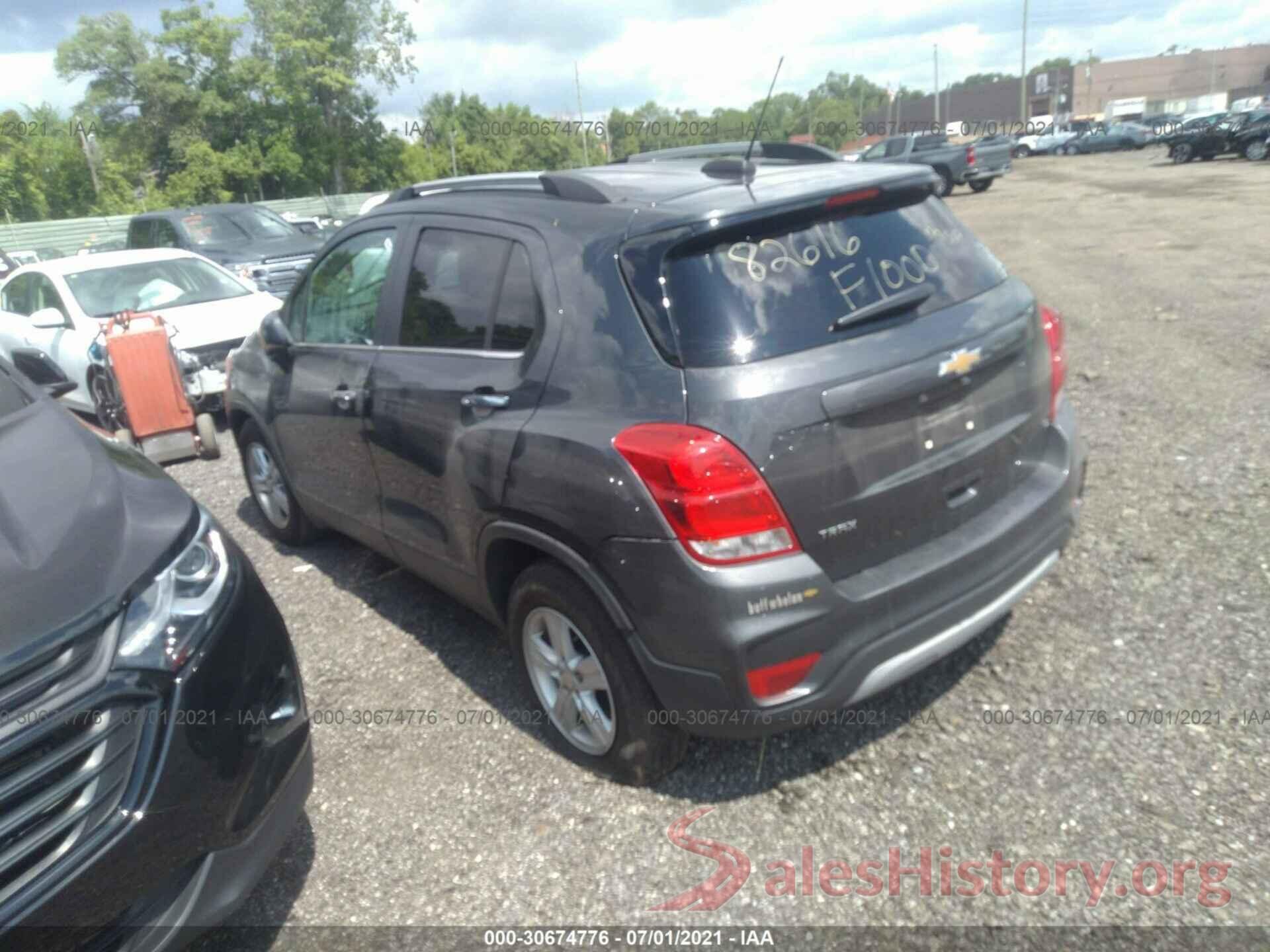 3GNCJLSB7KL334727 2019 CHEVROLET TRAX