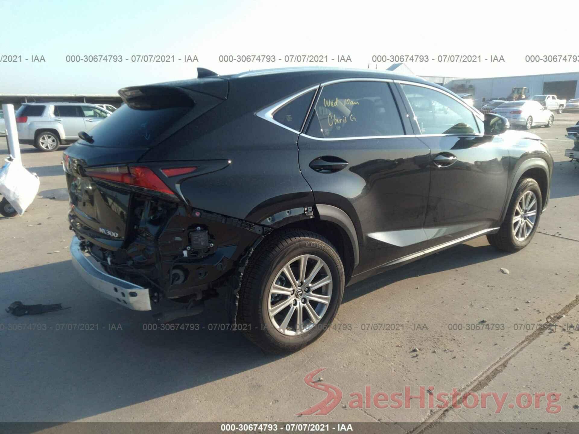 JTJDARBZ7L5019325 2020 LEXUS NX