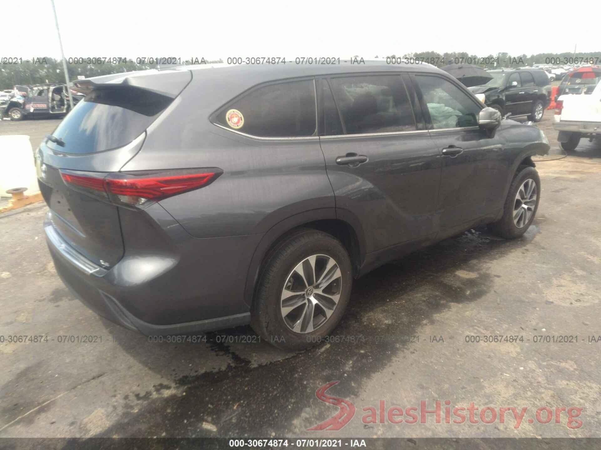 5TDHZRAH2LS018230 2020 TOYOTA HIGHLANDER