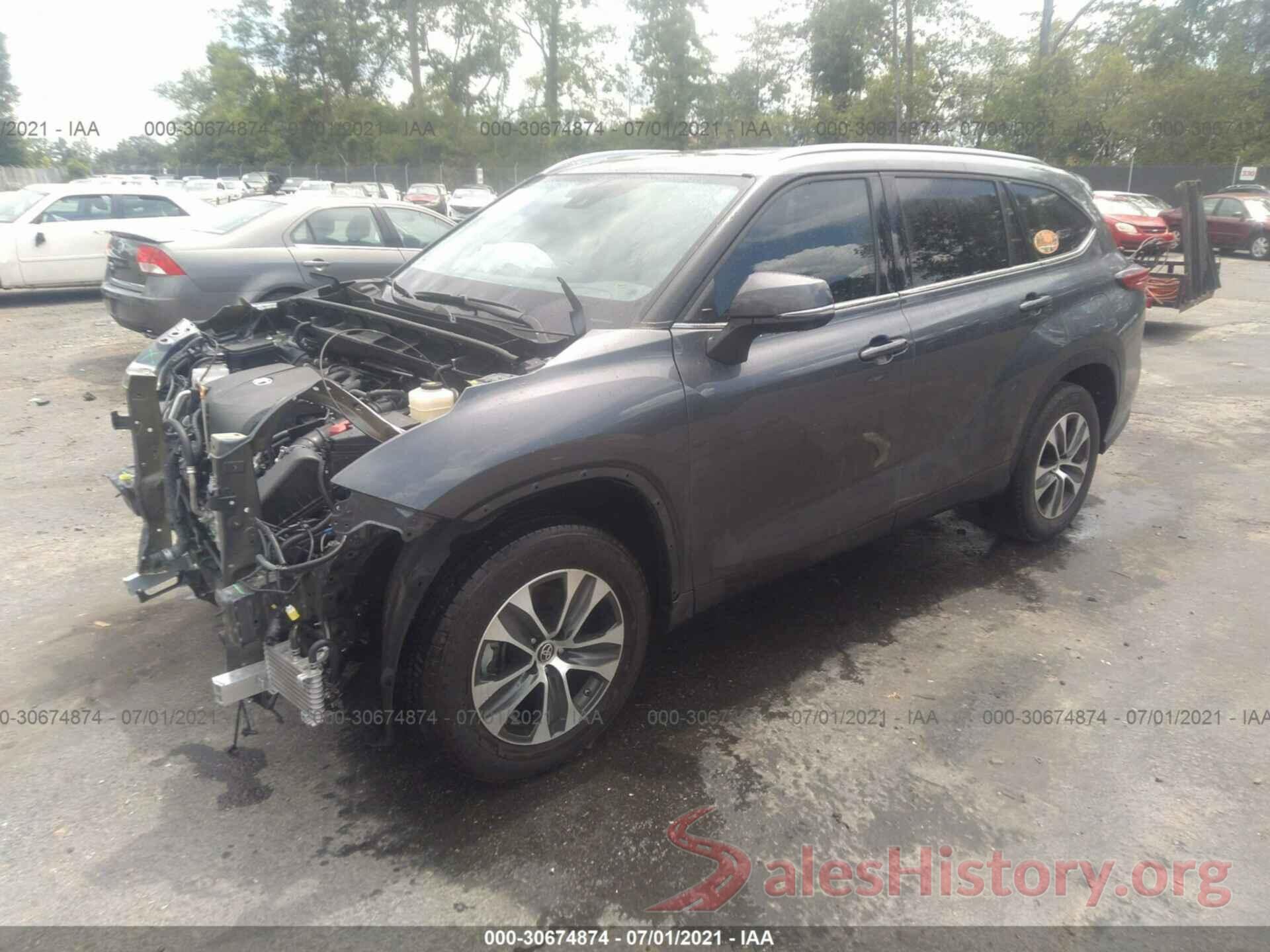 5TDHZRAH2LS018230 2020 TOYOTA HIGHLANDER