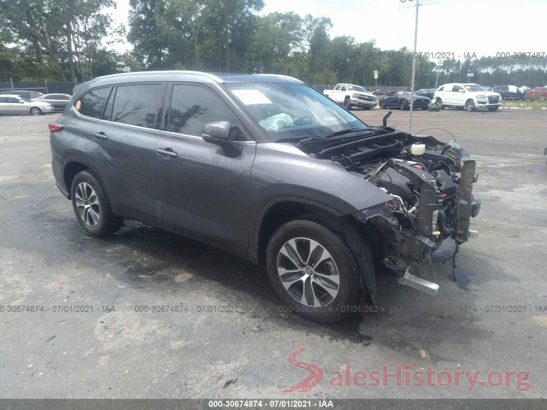 5TDHZRAH2LS018230 2020 TOYOTA HIGHLANDER