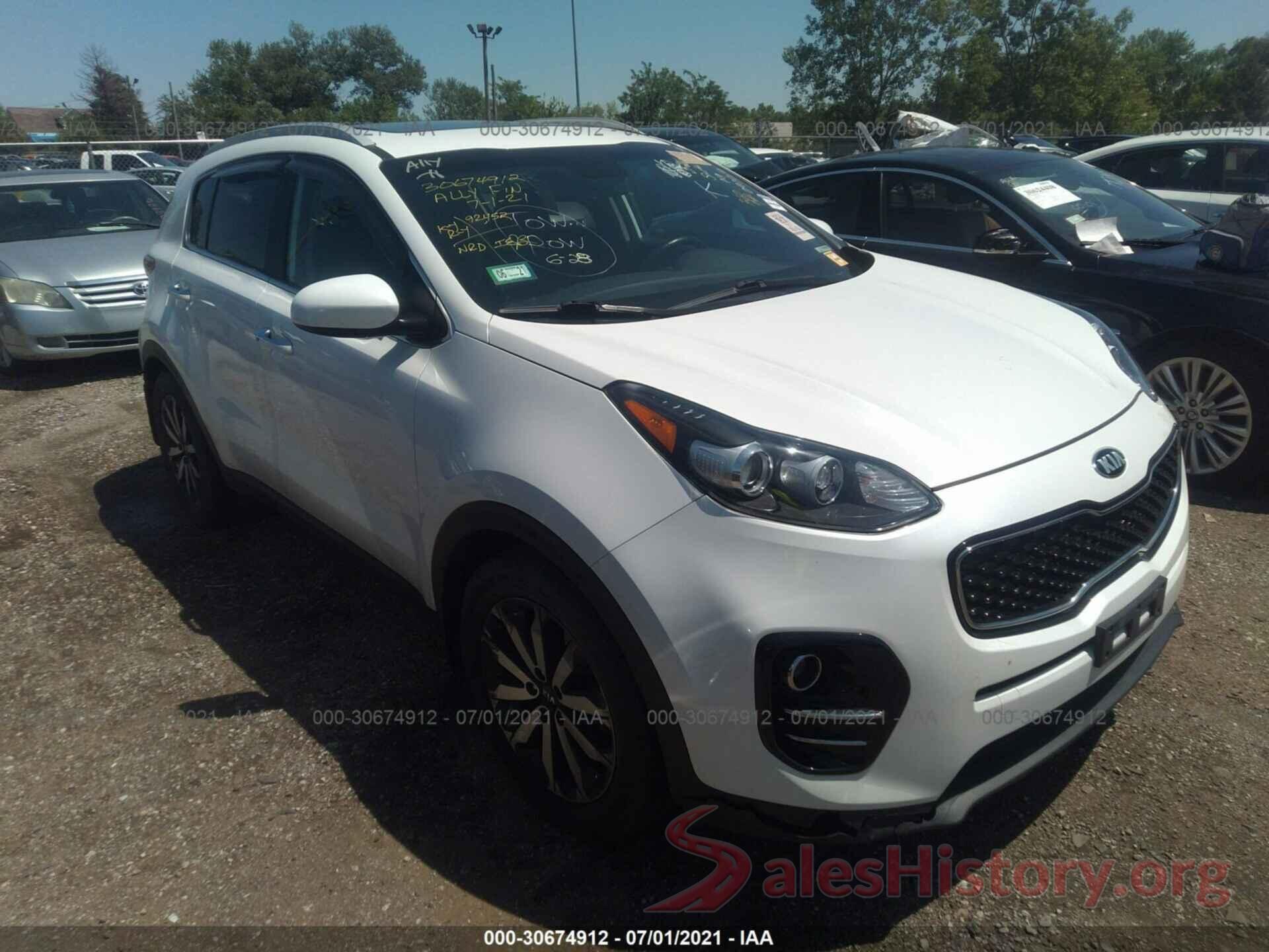 KNDPN3ACXH7092019 2017 KIA SPORTAGE