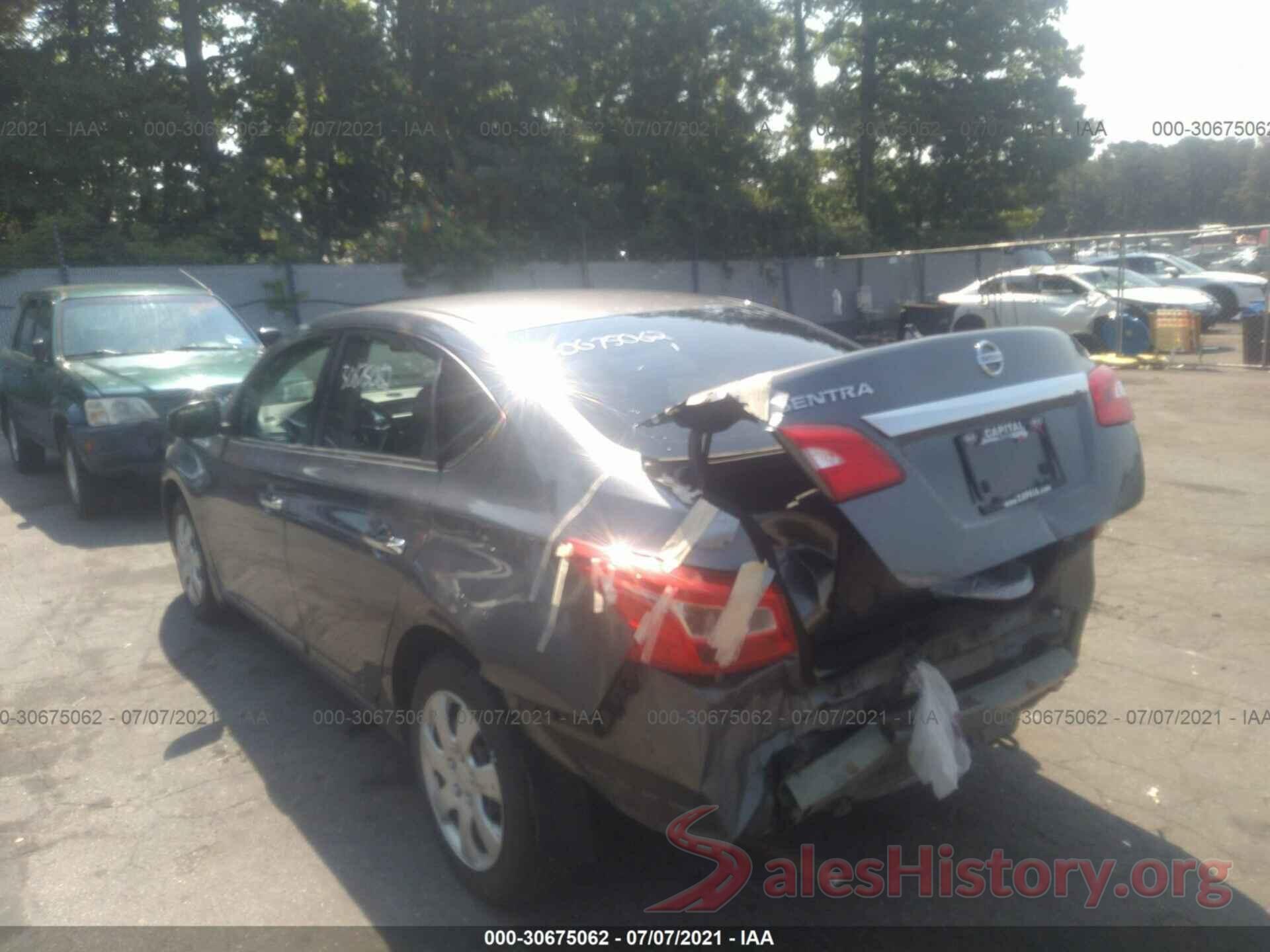 3N1AB7AP9GY296660 2016 NISSAN SENTRA