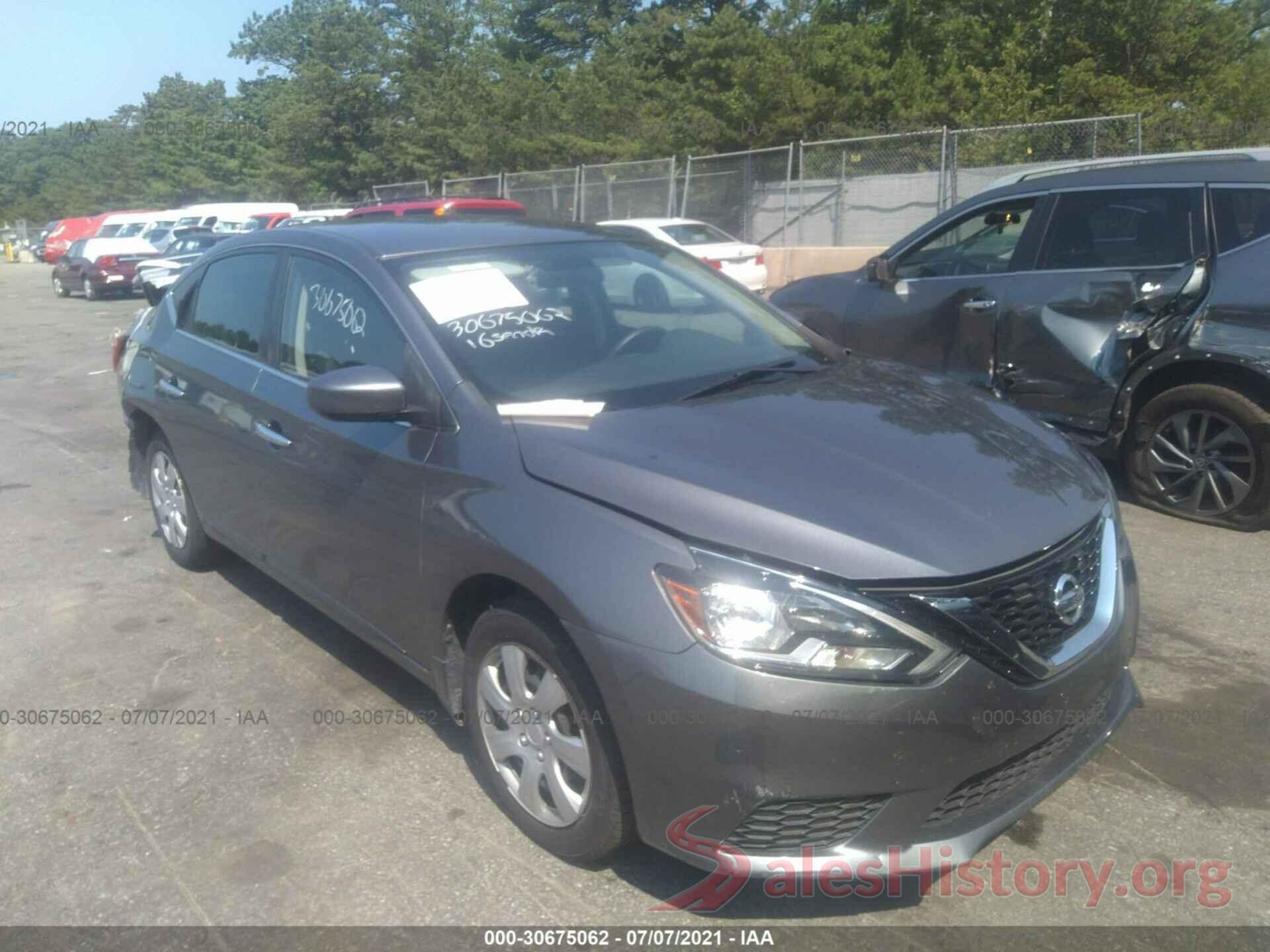 3N1AB7AP9GY296660 2016 NISSAN SENTRA