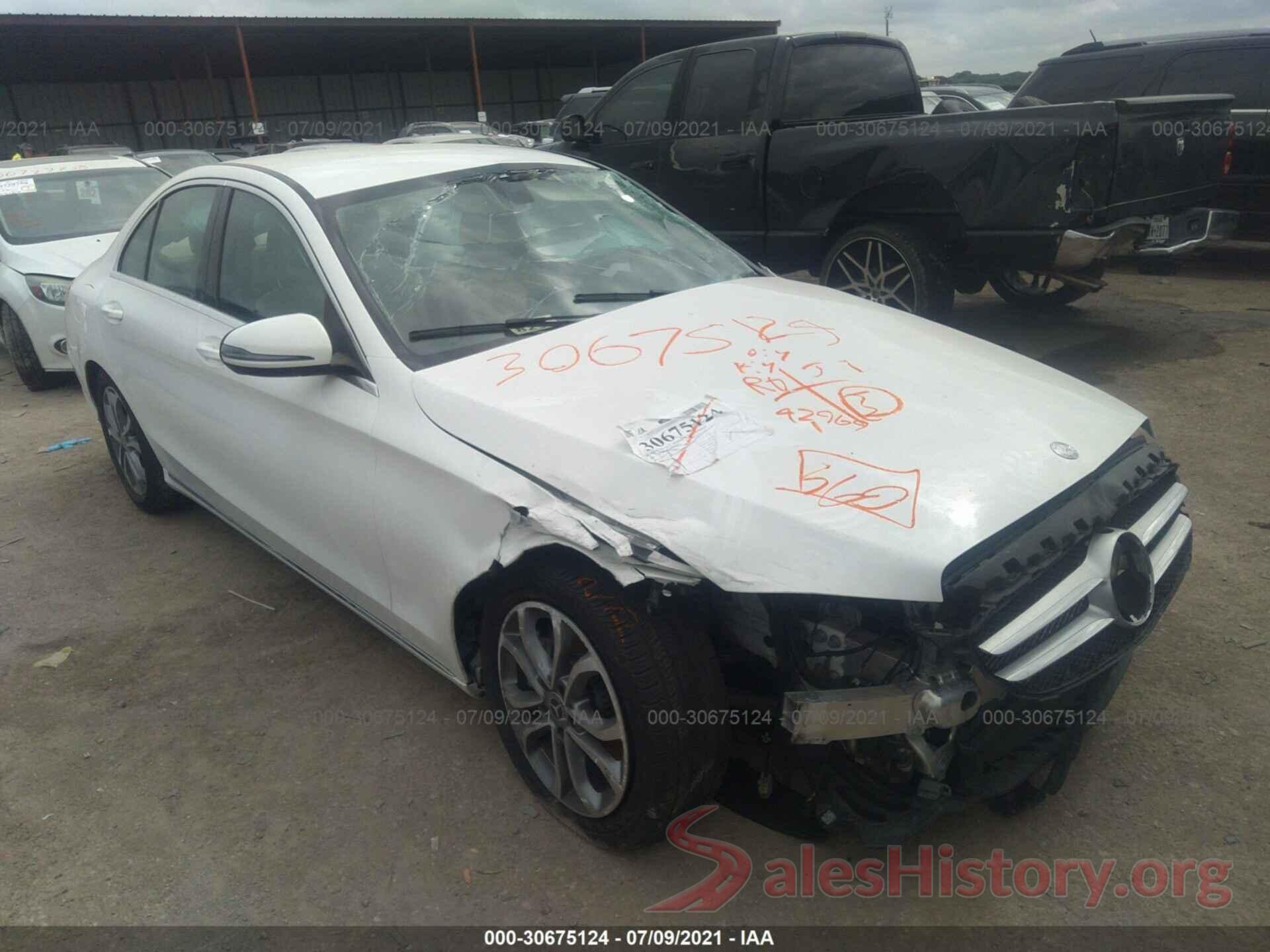 55SWF4JB5HU231598 2017 MERCEDES-BENZ C-CLASS