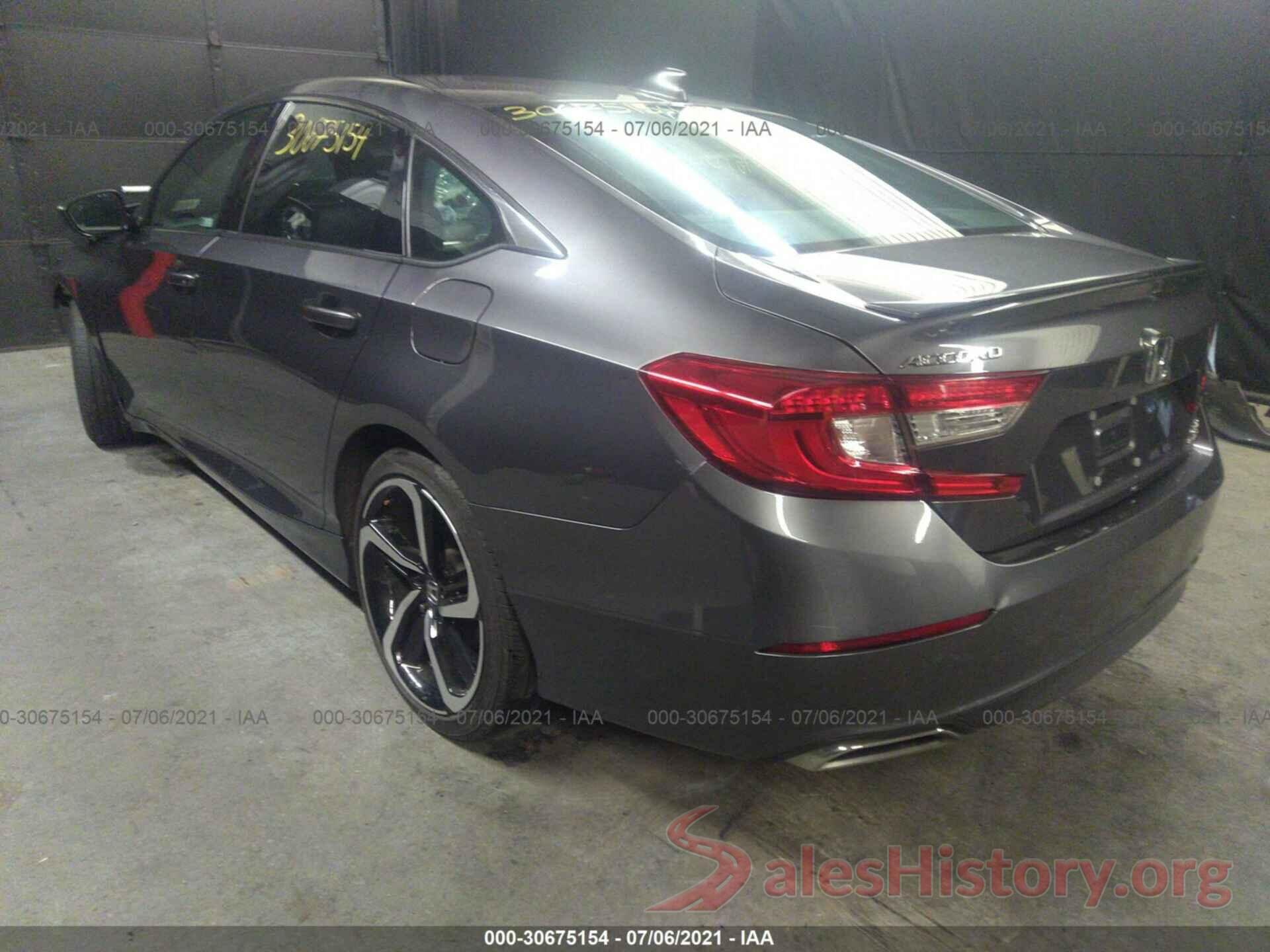 1HGCV2F3XKA012103 2019 HONDA ACCORD SEDAN