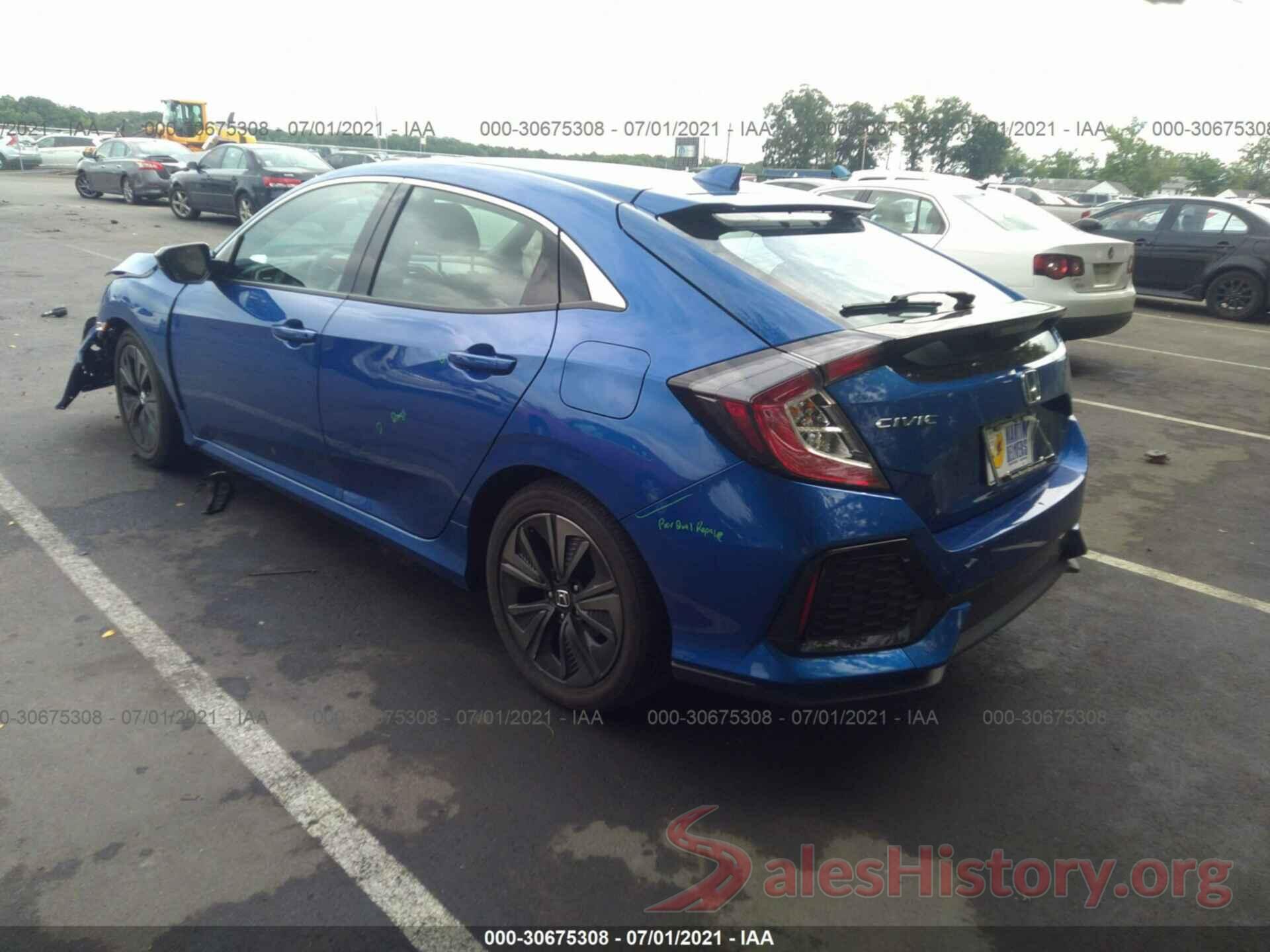 SHHFK7H5XJU400176 2018 HONDA CIVIC HATCHBACK