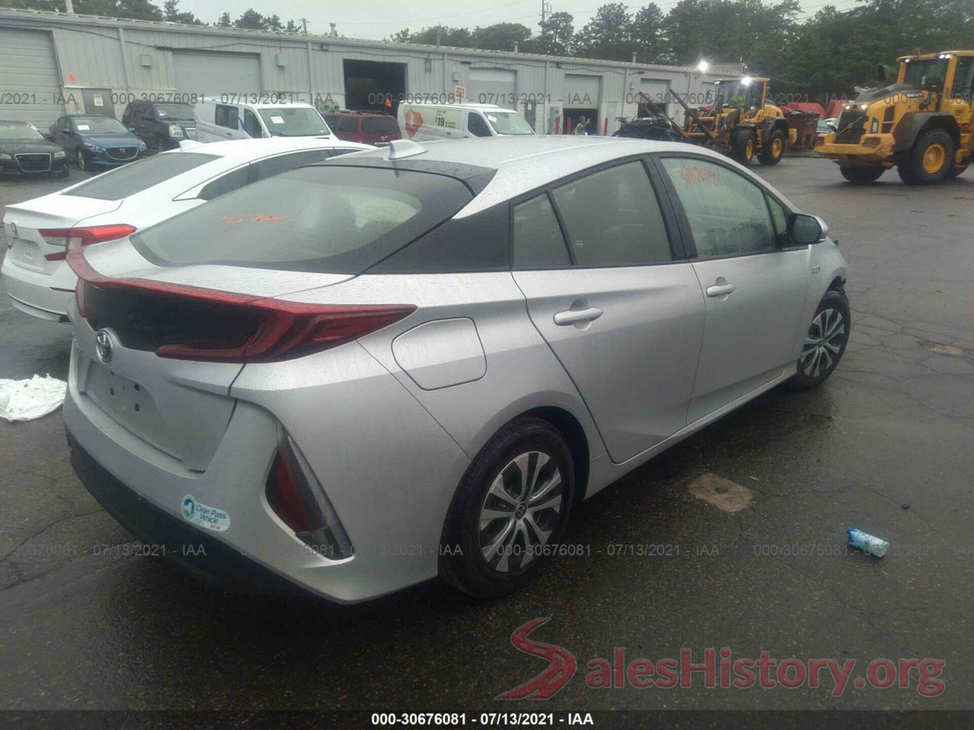 JTDKARFP1L3163001 2020 TOYOTA PRIUS PRIME