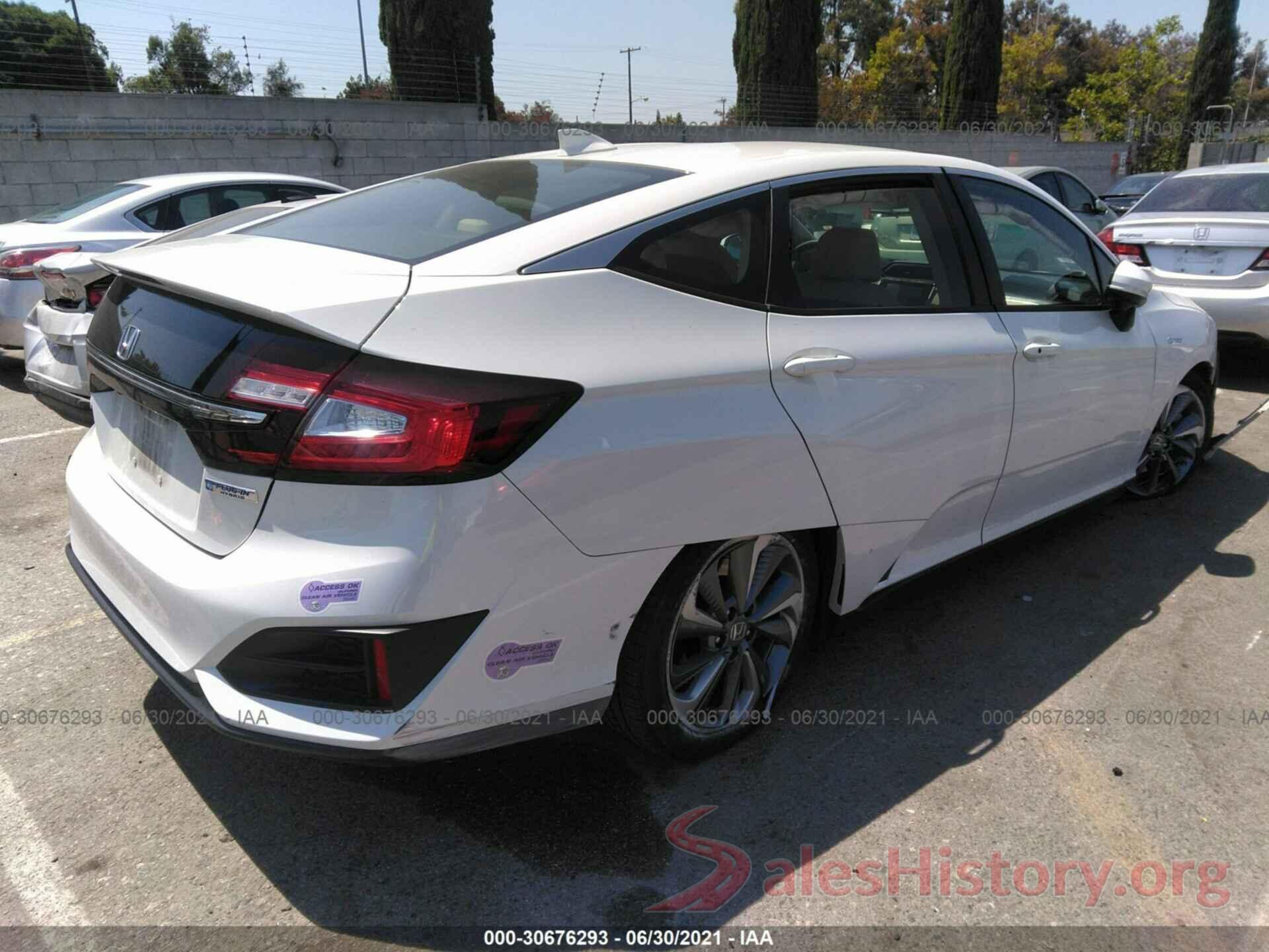 JHMZC5F15JC022330 2018 HONDA CLARITY PLUG-IN HYBRID