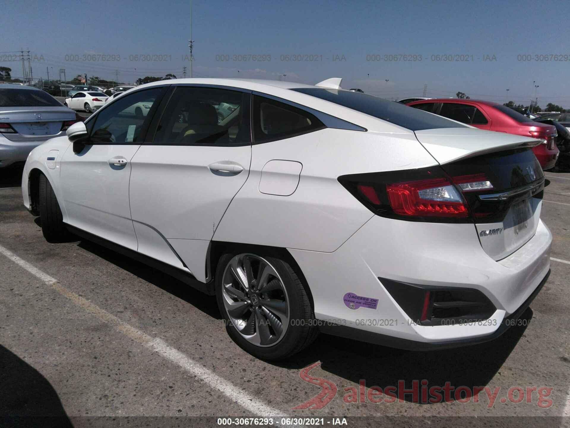 JHMZC5F15JC022330 2018 HONDA CLARITY PLUG-IN HYBRID