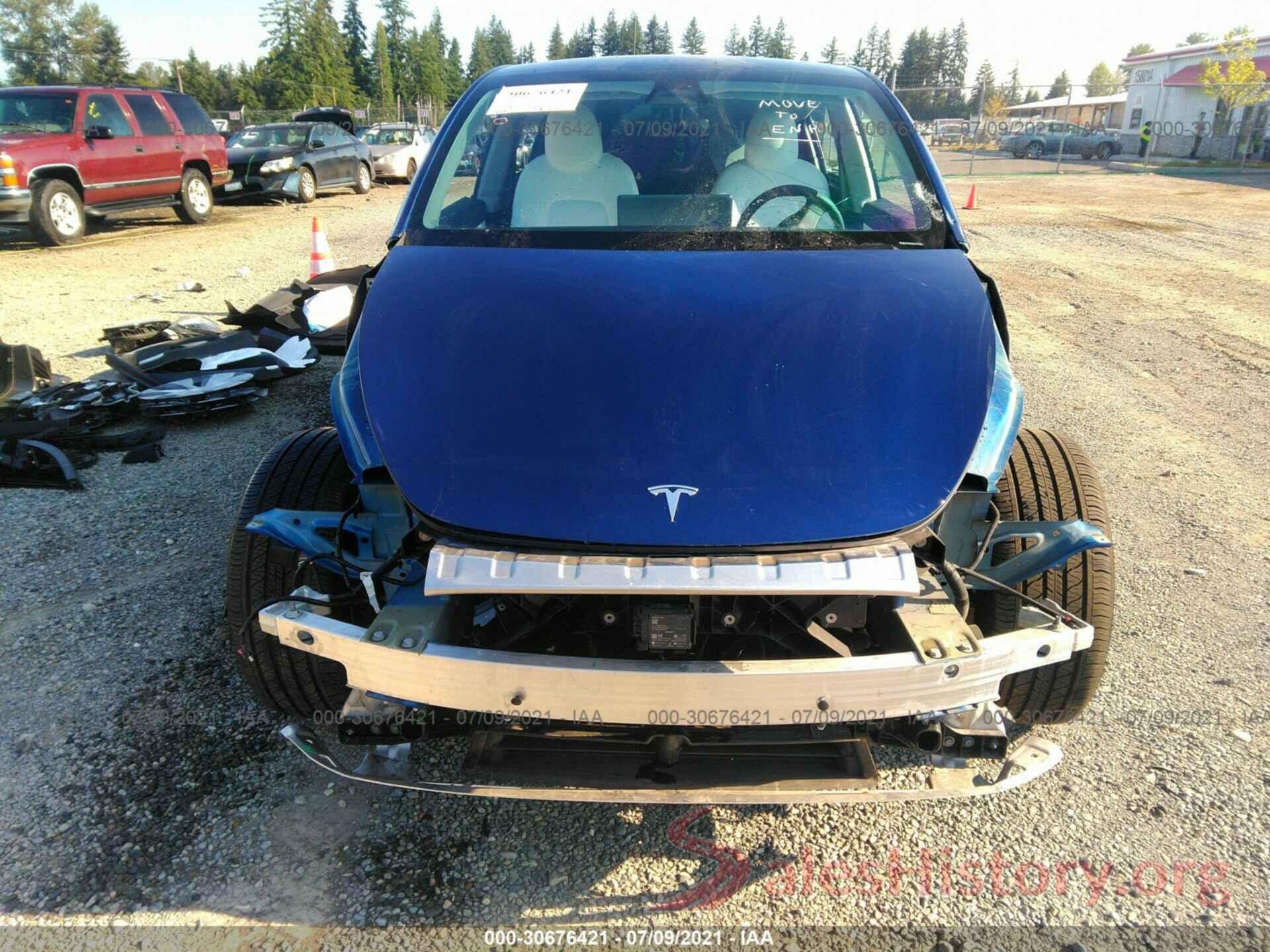 5YJYGDEE4MF074829 2021 TESLA MODEL Y