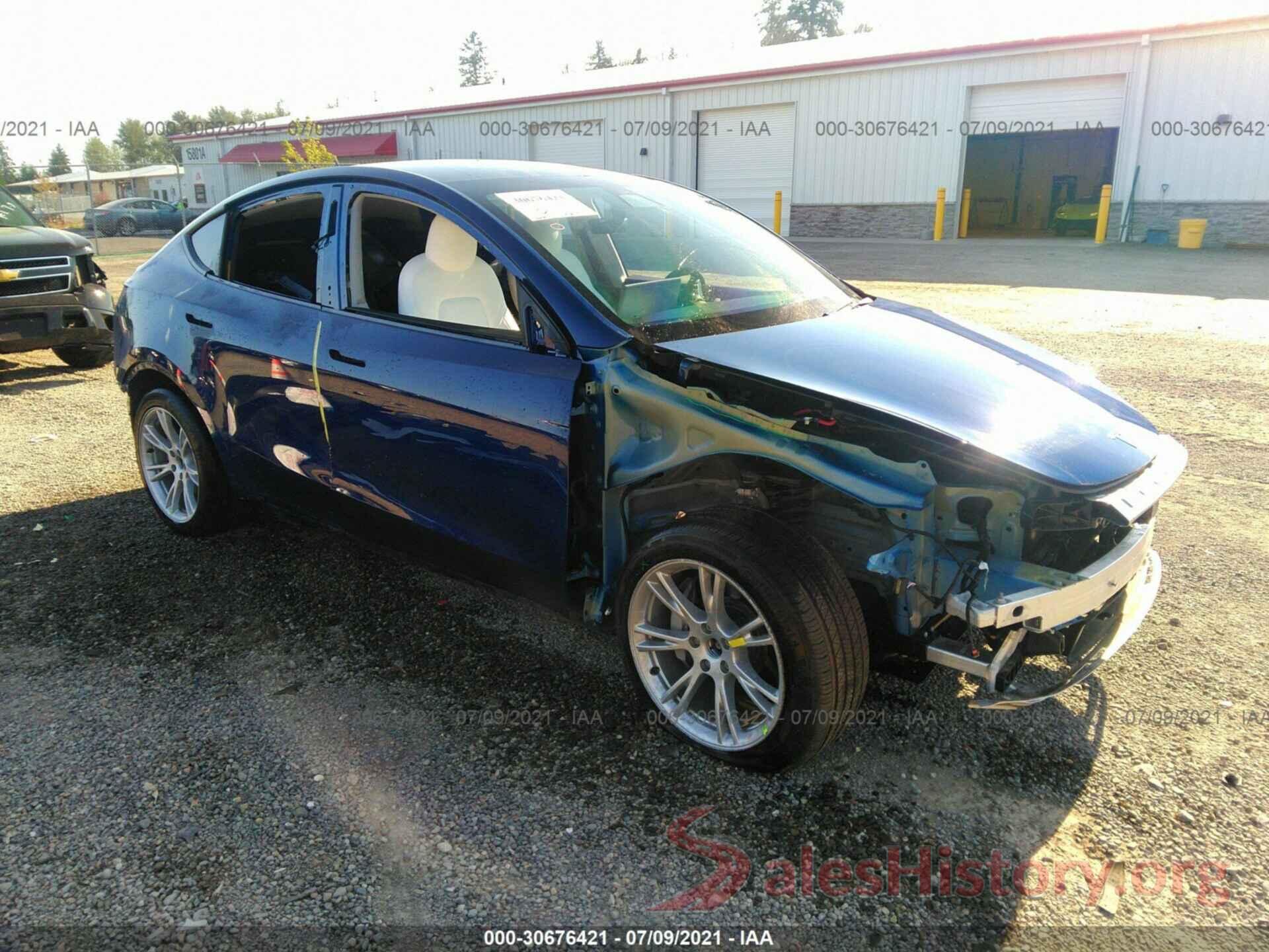 5YJYGDEE4MF074829 2021 TESLA MODEL Y