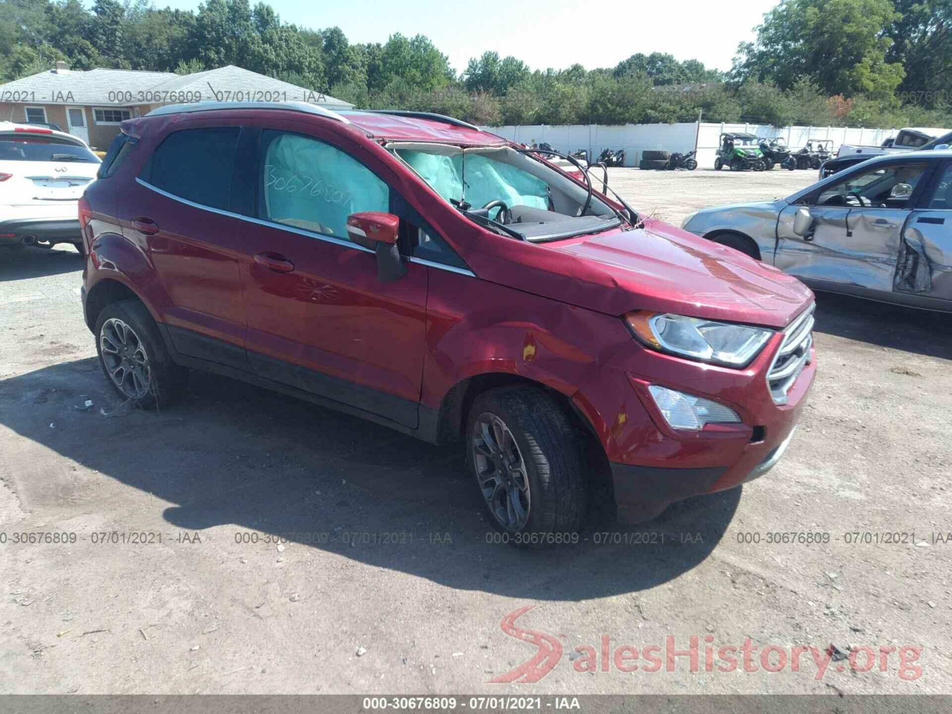 MAJ6S3KL4KC271129 2019 FORD ECOSPORT