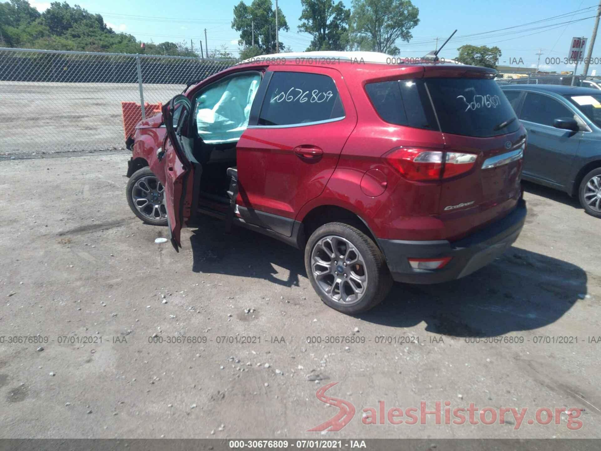 MAJ6S3KL4KC271129 2019 FORD ECOSPORT