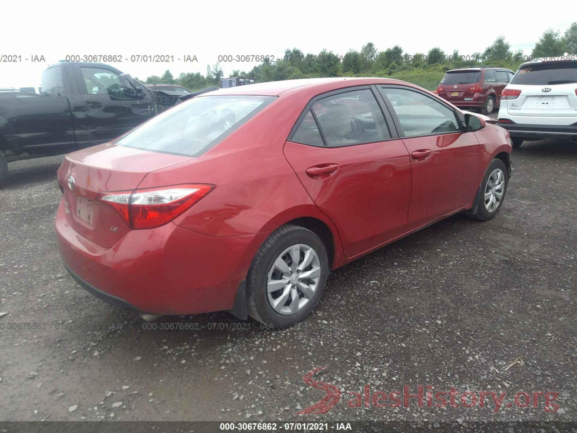 2T1BURHE2GC735984 2016 TOYOTA COROLLA