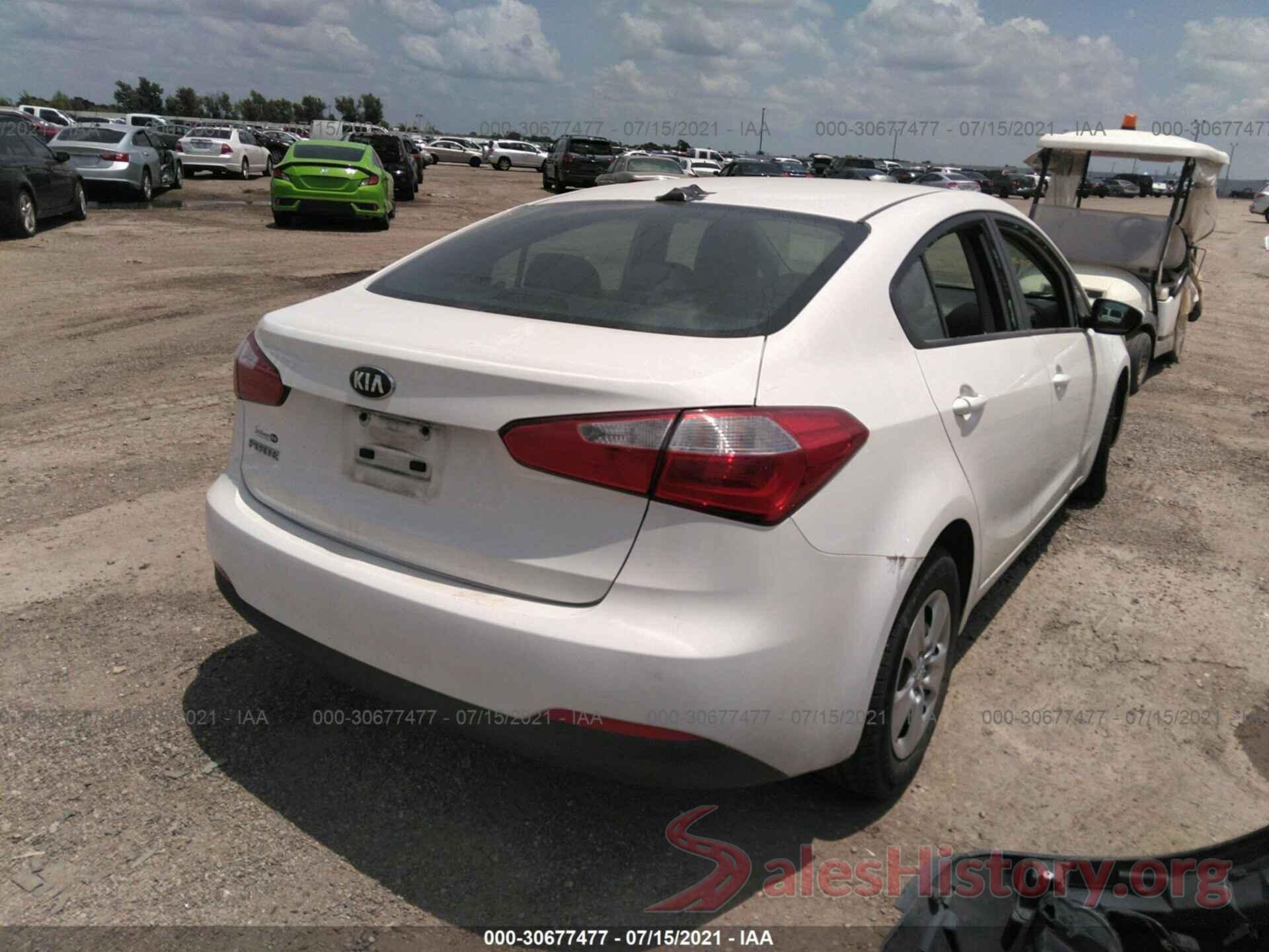 KNAFK4A60G5608447 2016 KIA FORTE