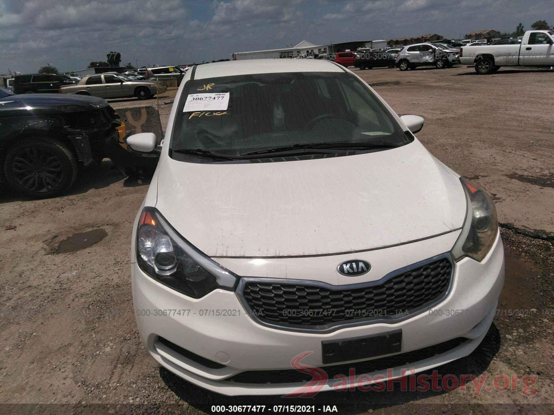 KNAFK4A60G5608447 2016 KIA FORTE