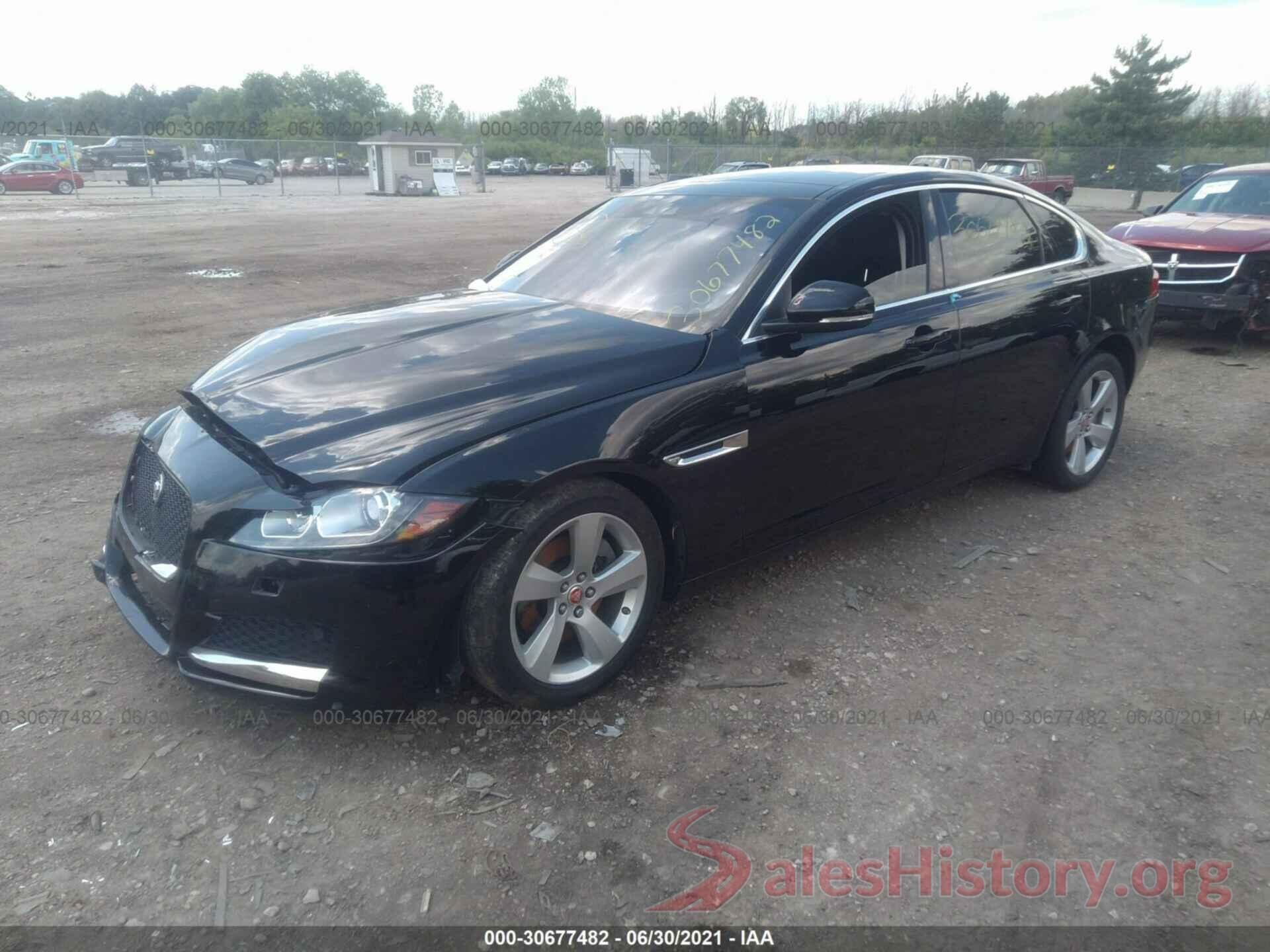 SAJBR4BN4HCY32631 2017 JAGUAR XF