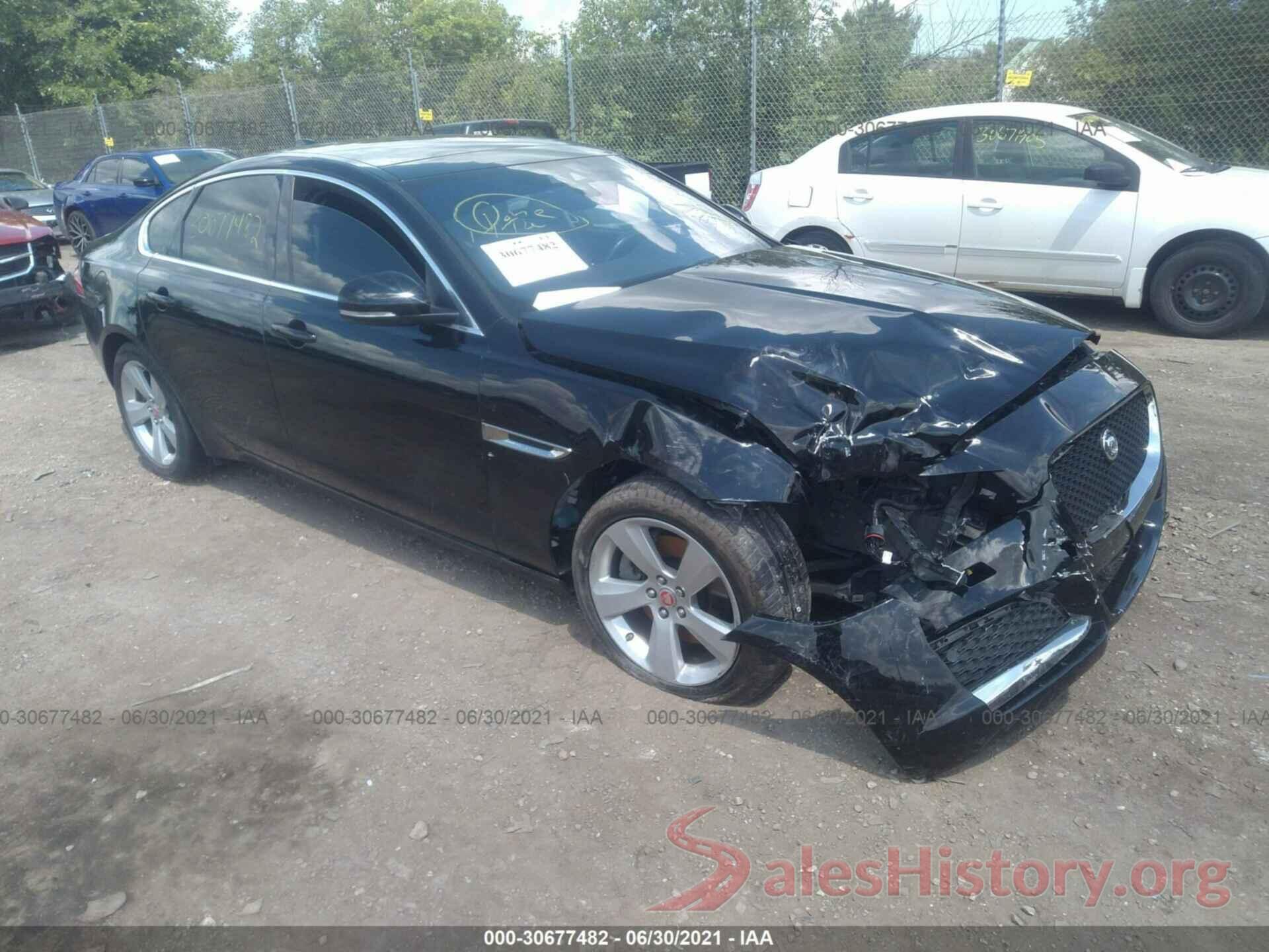 SAJBR4BN4HCY32631 2017 JAGUAR XF