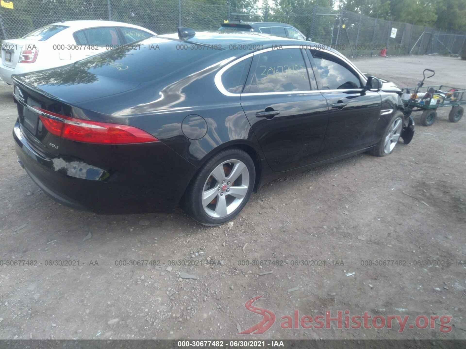 SAJBR4BN4HCY32631 2017 JAGUAR XF