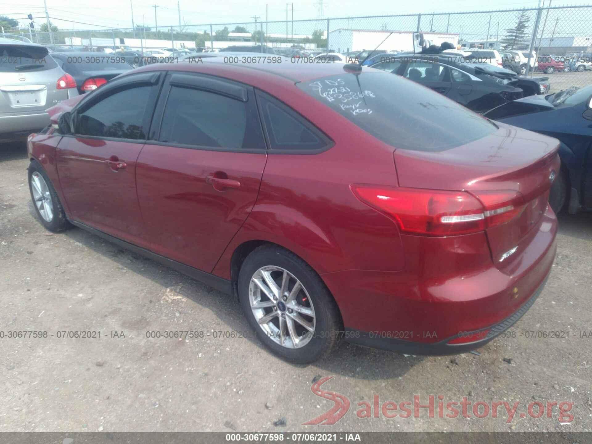 1FADP3F21GL358648 2016 FORD FOCUS