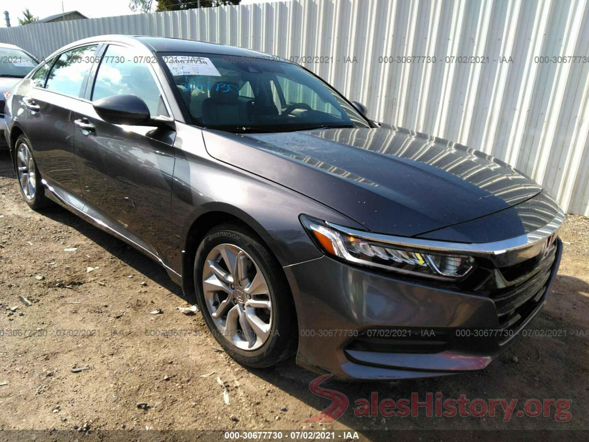 1HGCV1F13JA206480 2018 HONDA ACCORD SEDAN