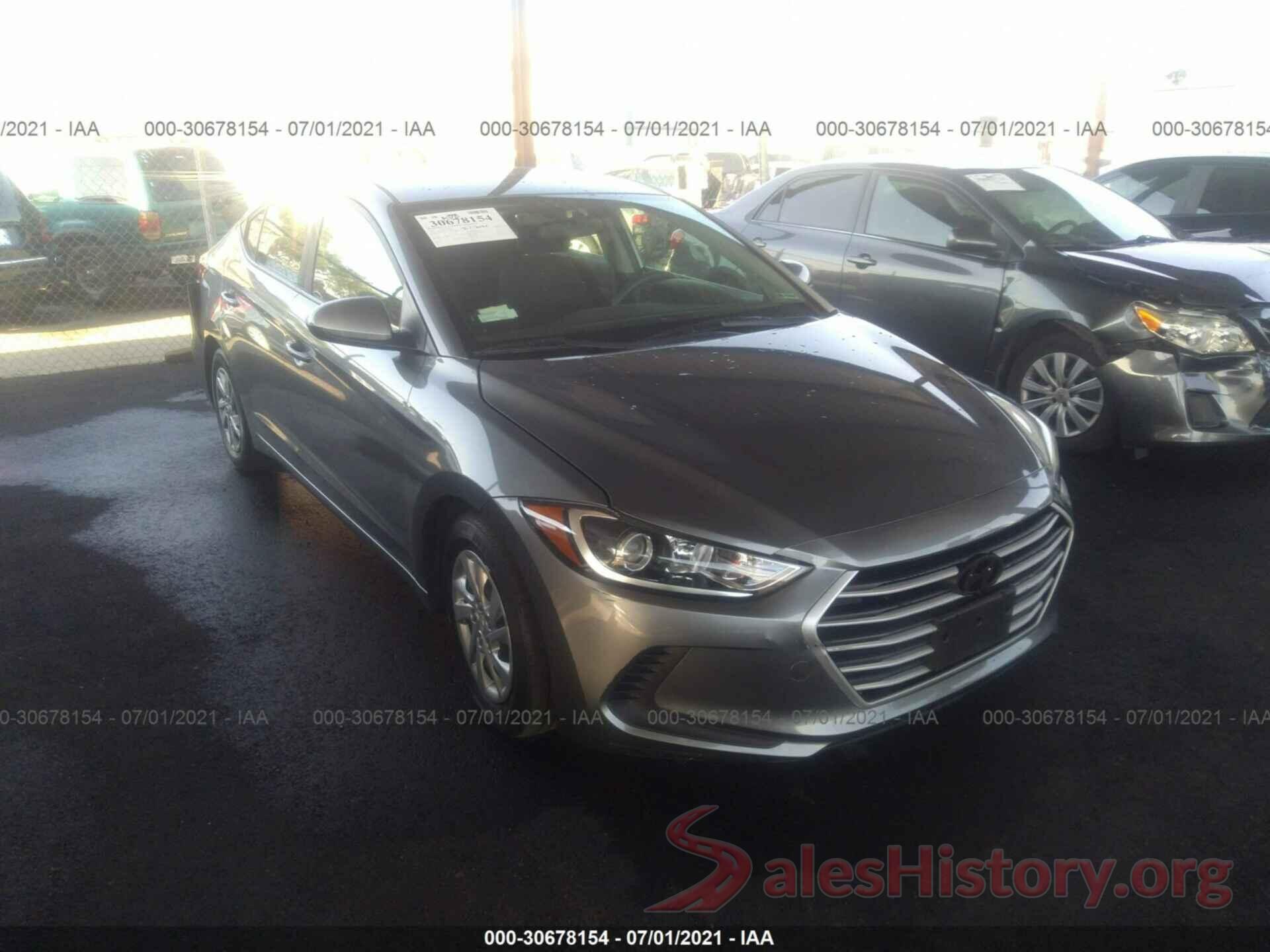 KMHD74LF9JU453382 2018 HYUNDAI ELANTRA