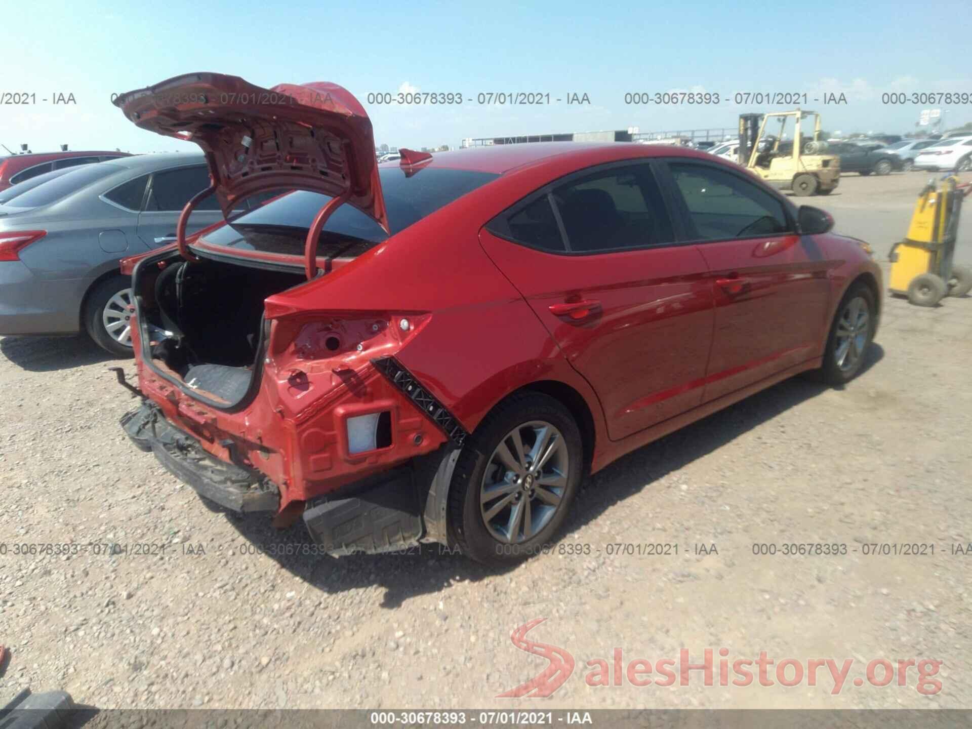 5NPD84LF0JH242907 2018 HYUNDAI ELANTRA