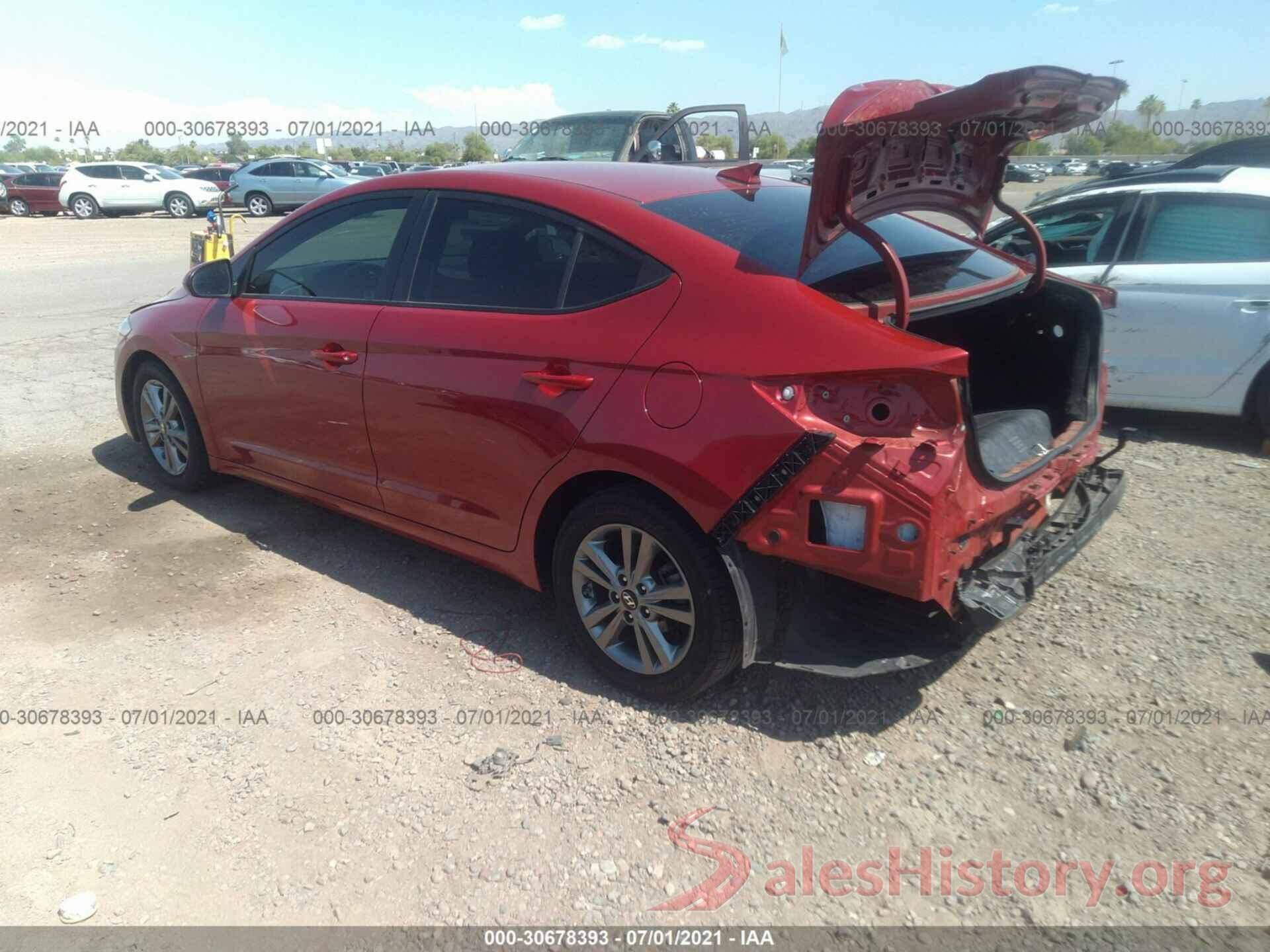 5NPD84LF0JH242907 2018 HYUNDAI ELANTRA