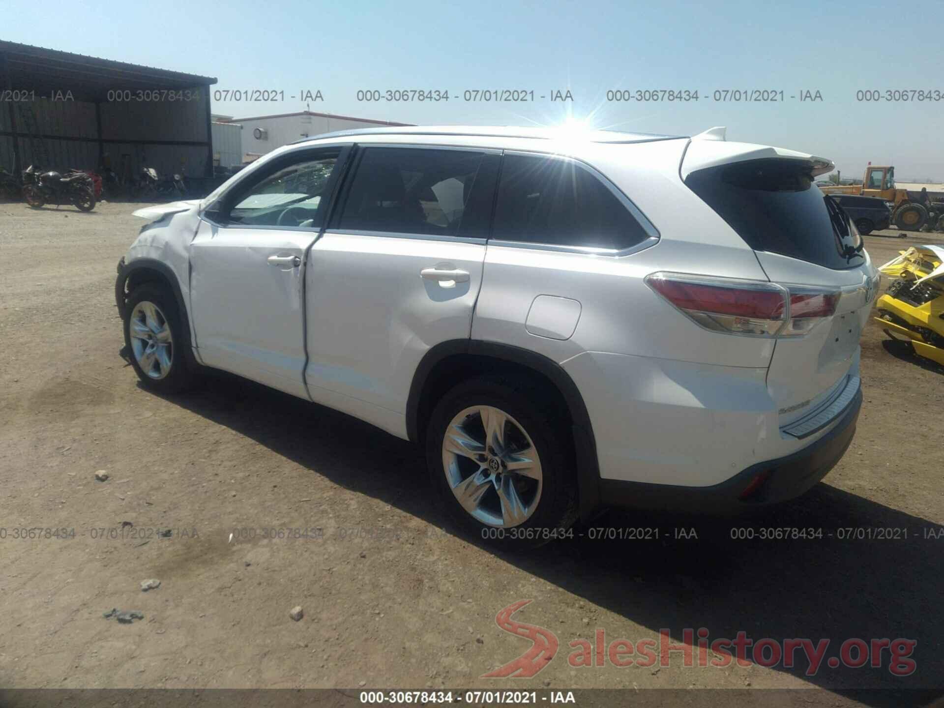 5TDDKRFH4GS262186 2016 TOYOTA HIGHLANDER